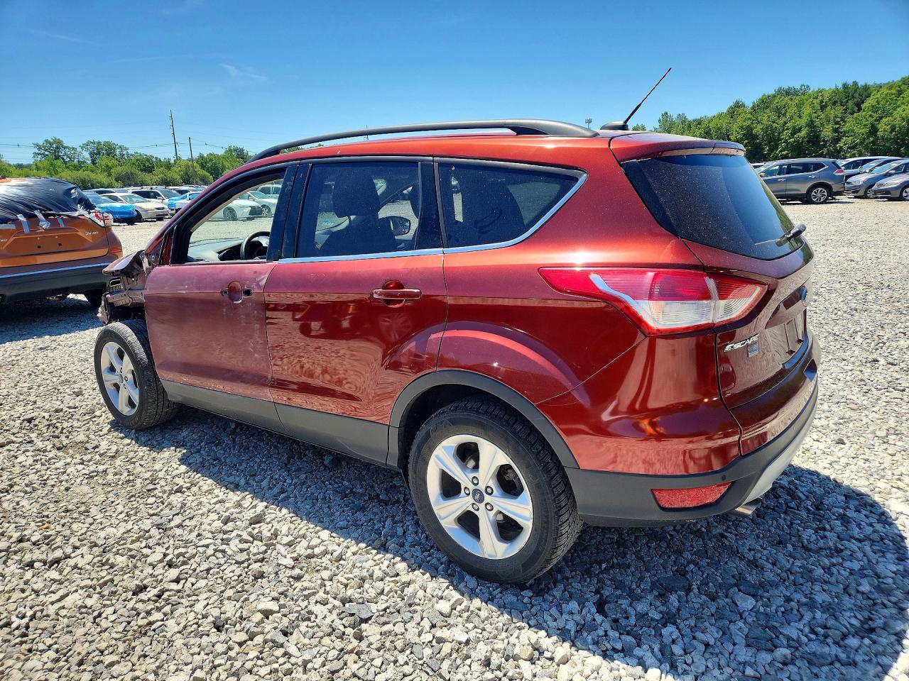 2014 Ford Escape Se Red vin: 1FMCU0G92EUE47933
