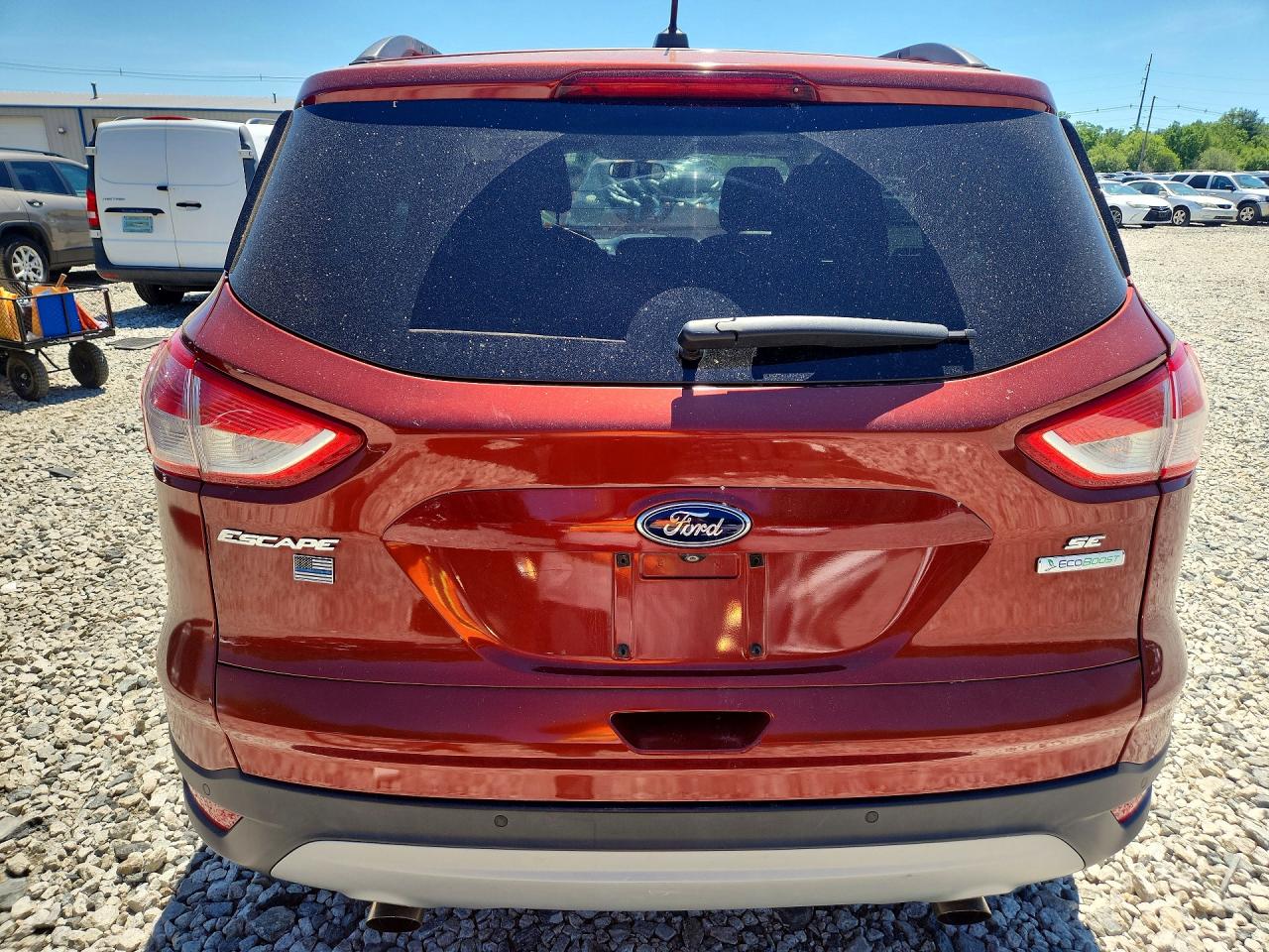 2014 Ford Escape Se Red vin: 1FMCU0G92EUE47933