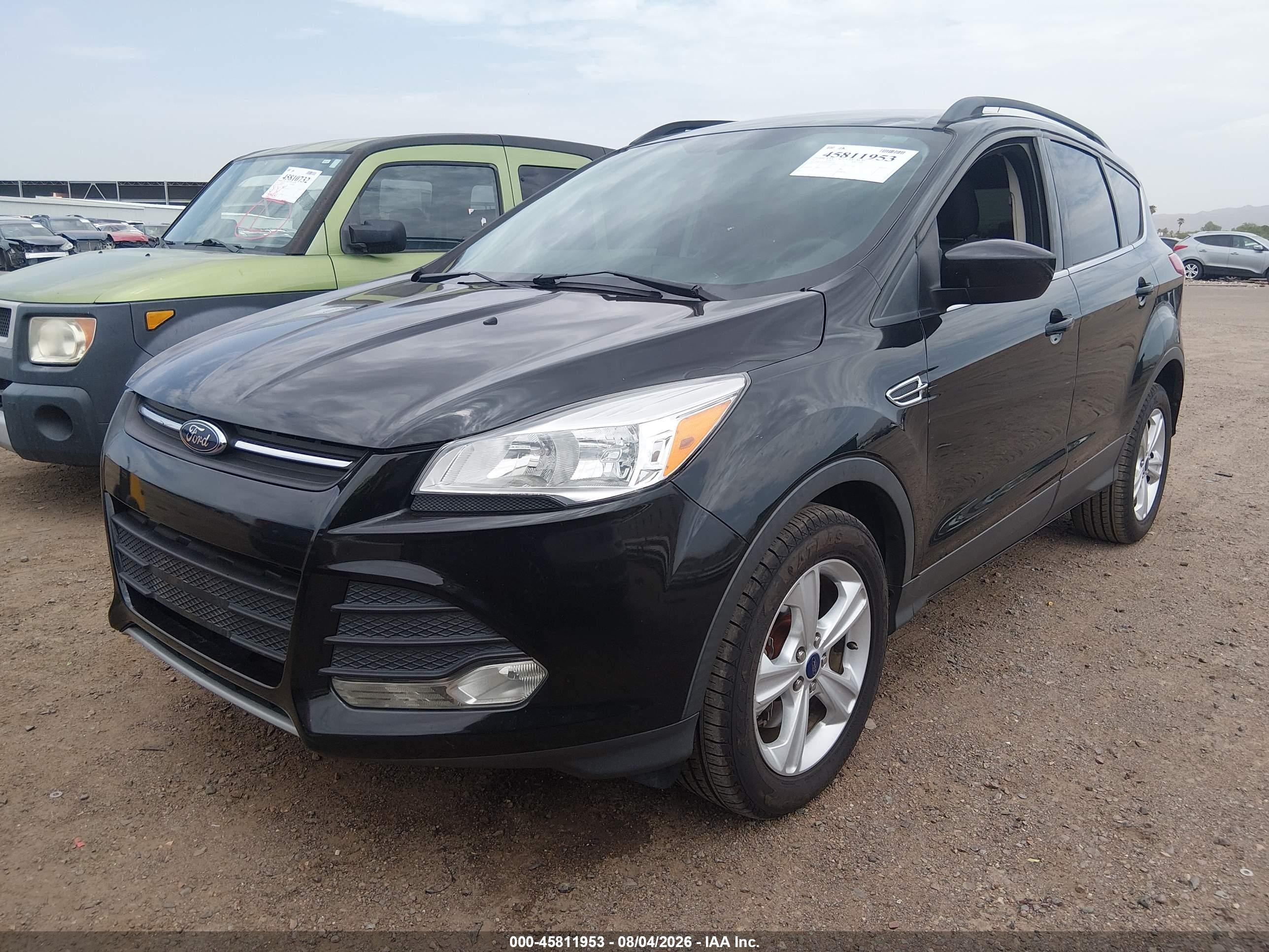 2015 Ford Escape Se Black vin: 1FMCU0G92FUA81778