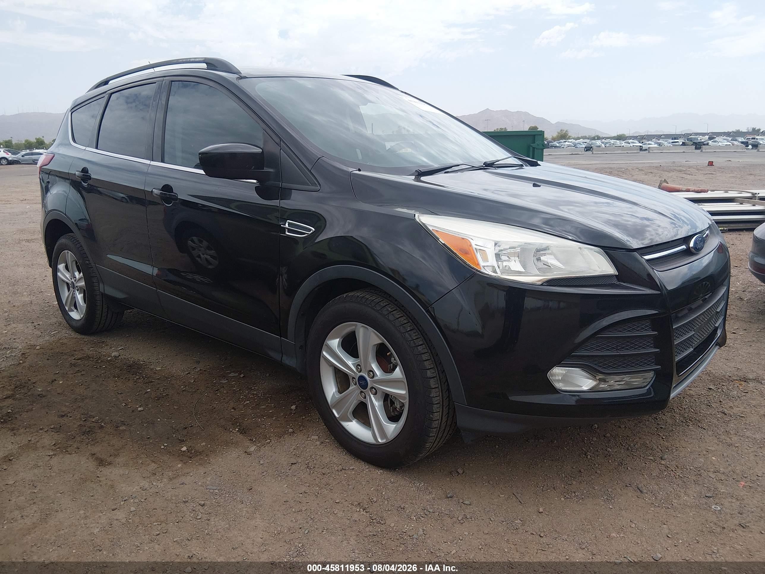 2015 Ford Escape Se Black vin: 1FMCU0G92FUA81778