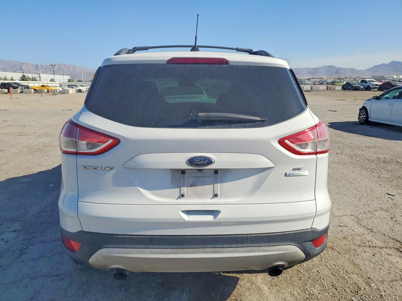 2015 Ford Escape Se White vin: 1FMCU0G92FUB73196
