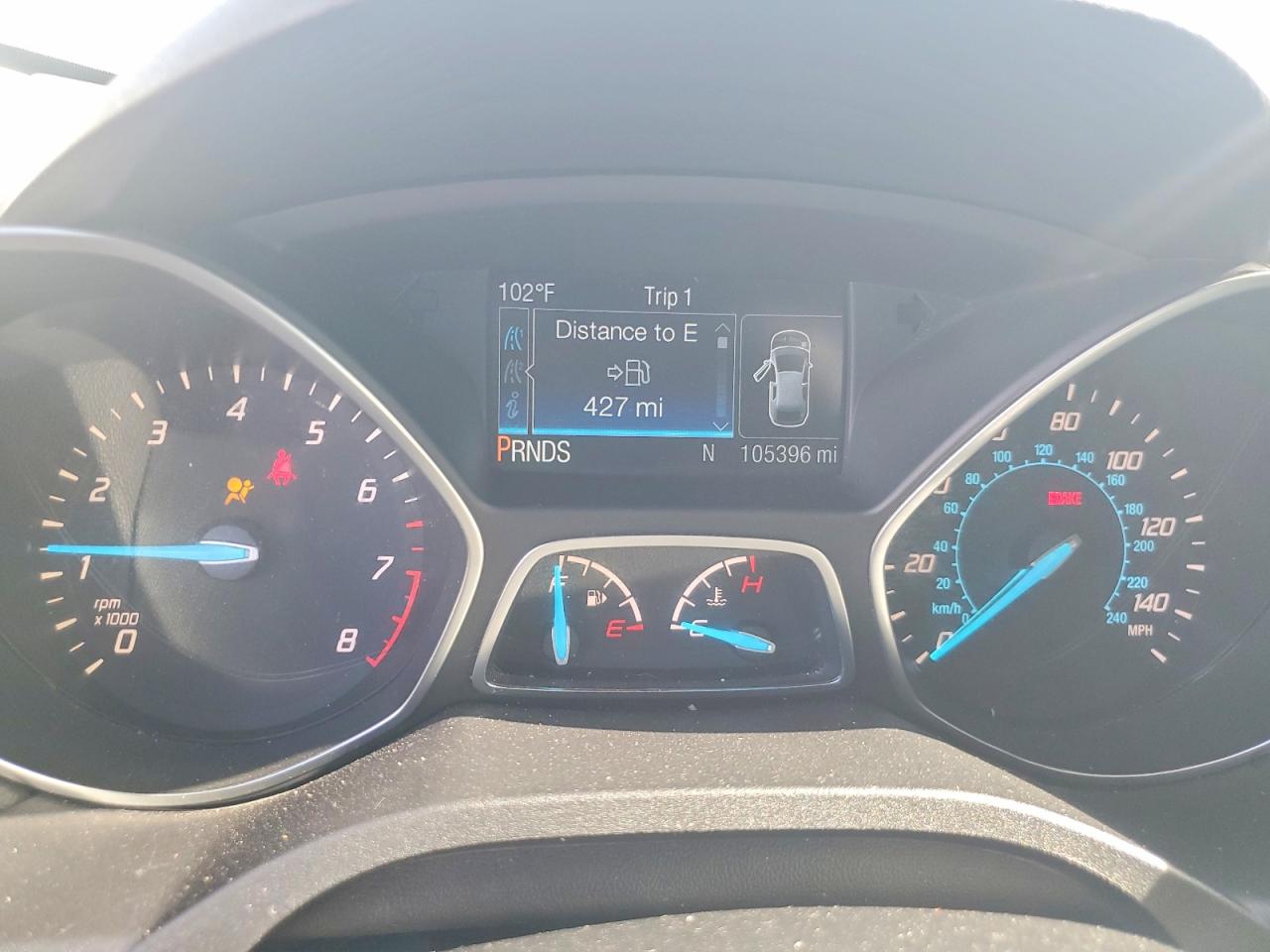 2015 Ford Escape Se White vin: 1FMCU0G92FUB73196
