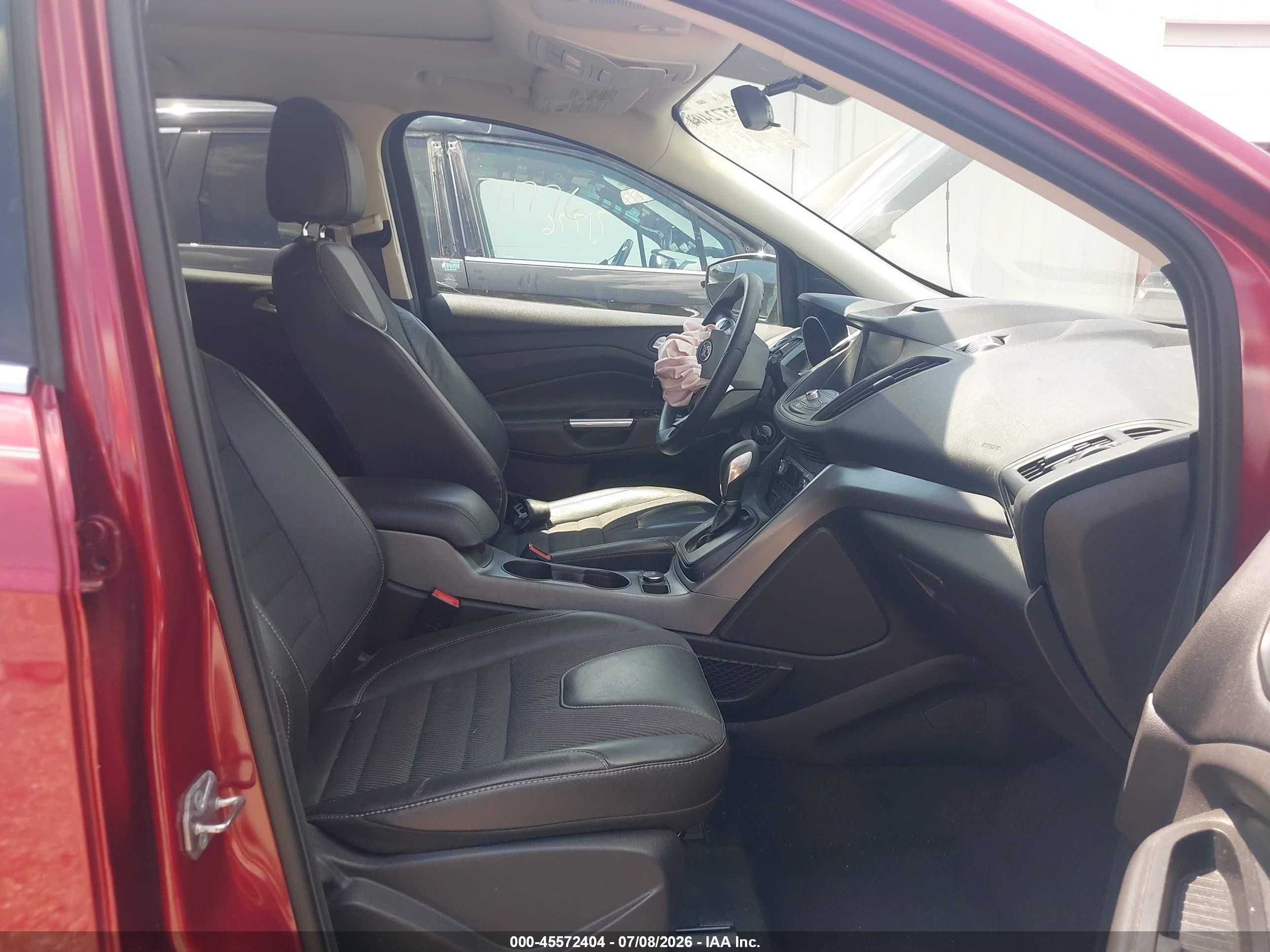 2015 Ford Escape Se Red vin: 1FMCU0G92FUC21554