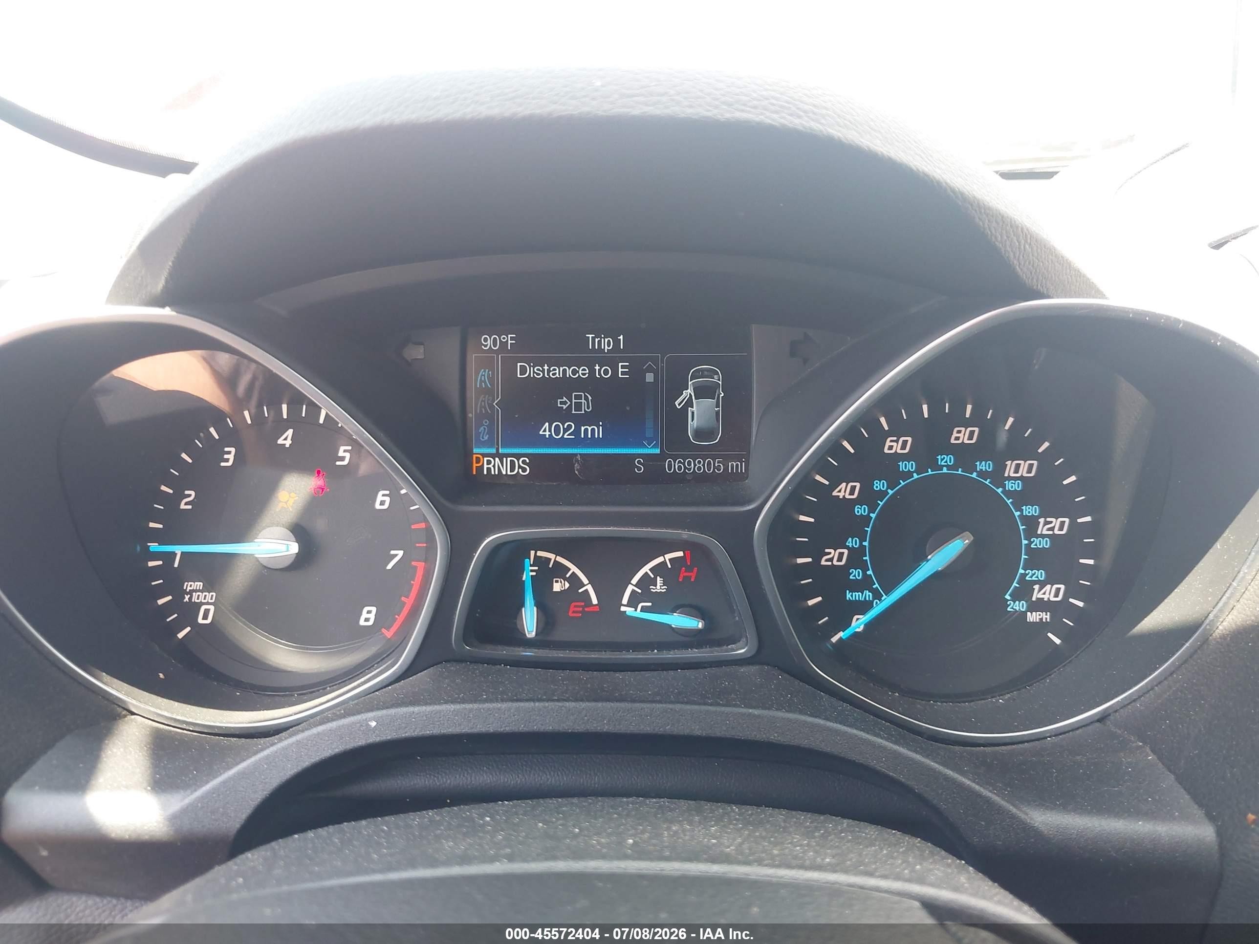 2015 Ford Escape Se Red vin: 1FMCU0G92FUC21554