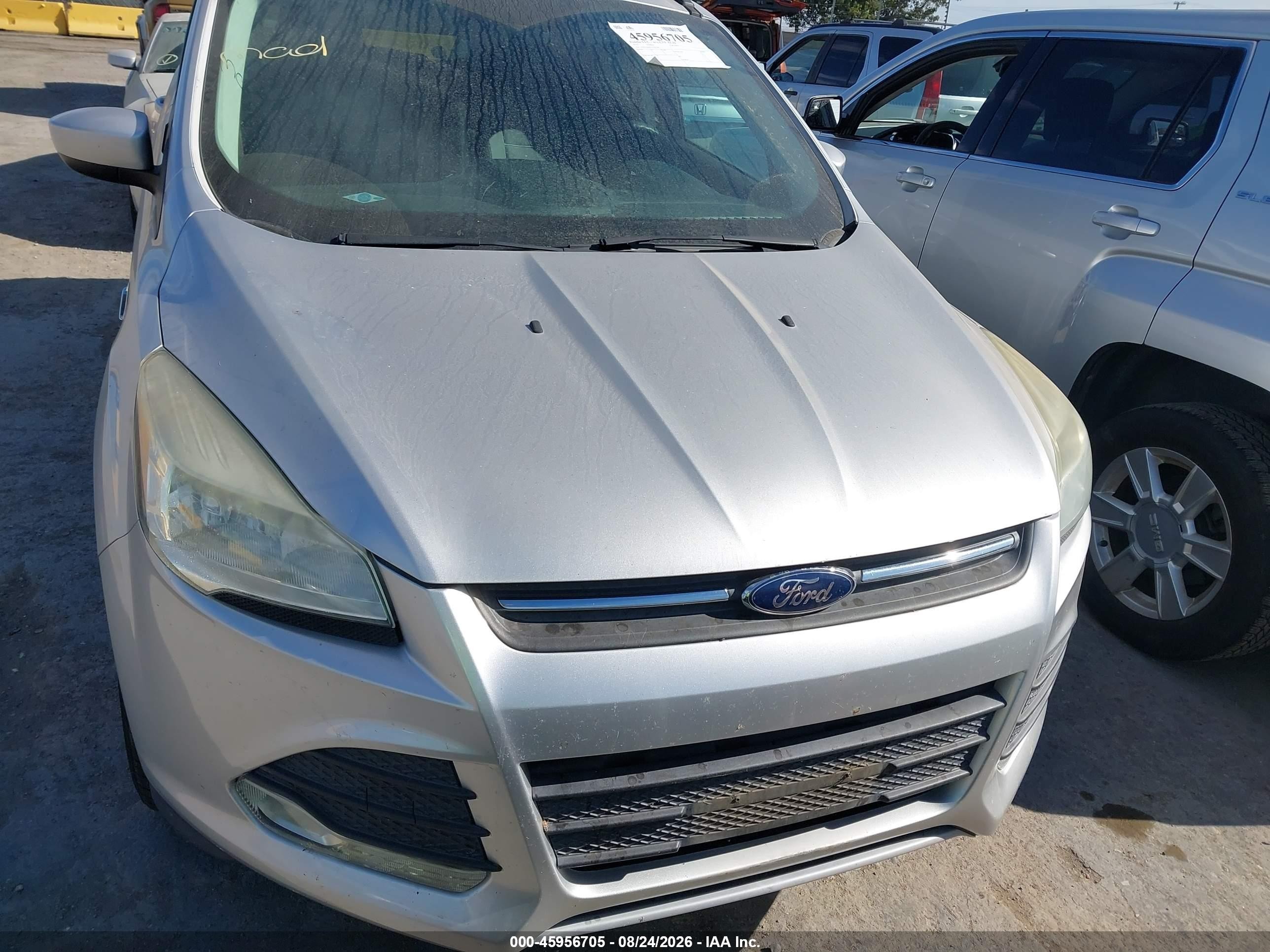 2015 Ford Escape Se Silver vin: 1FMCU0G92FUC43764