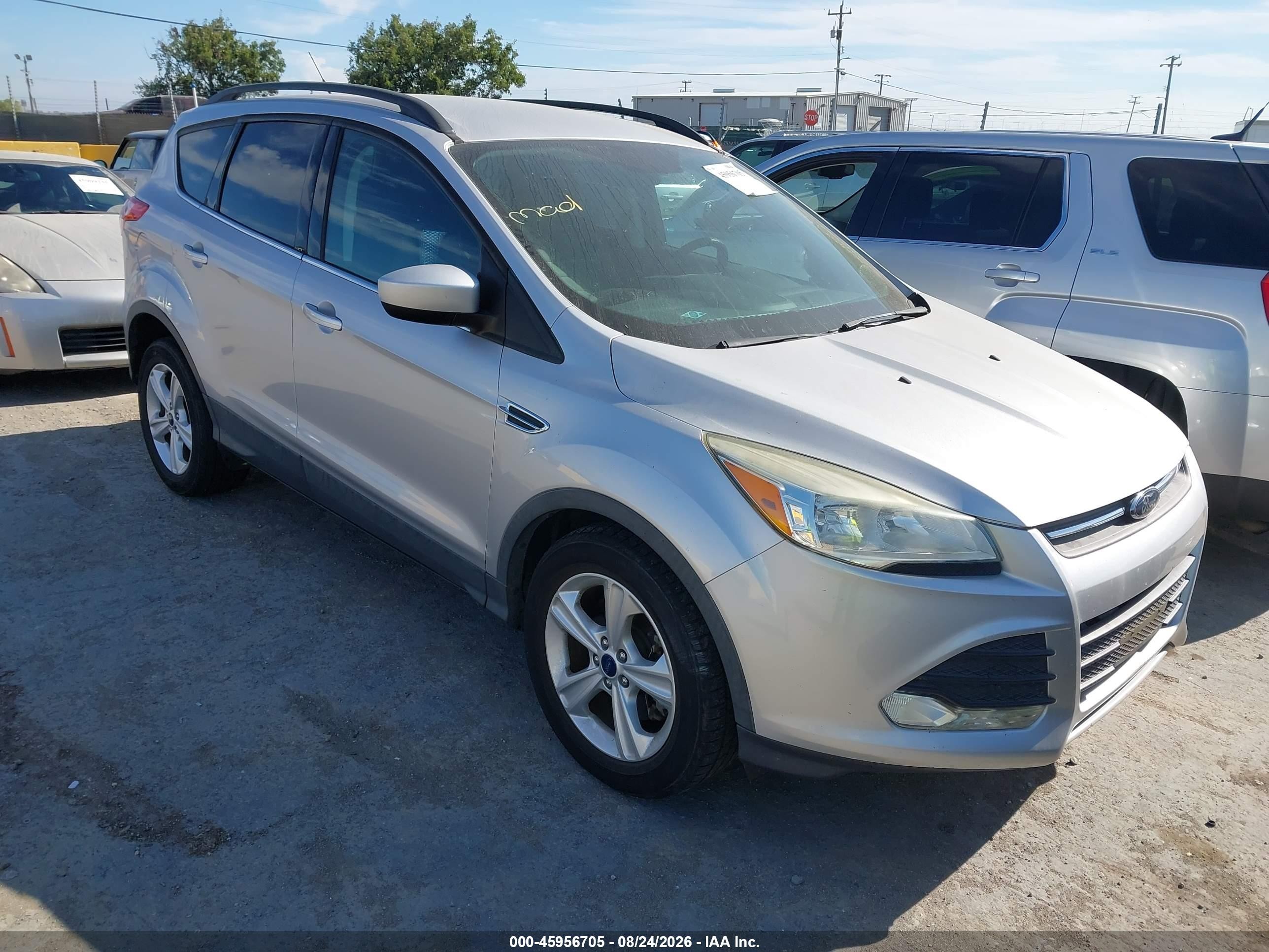 2015 Ford Escape Se Silver vin: 1FMCU0G92FUC43764