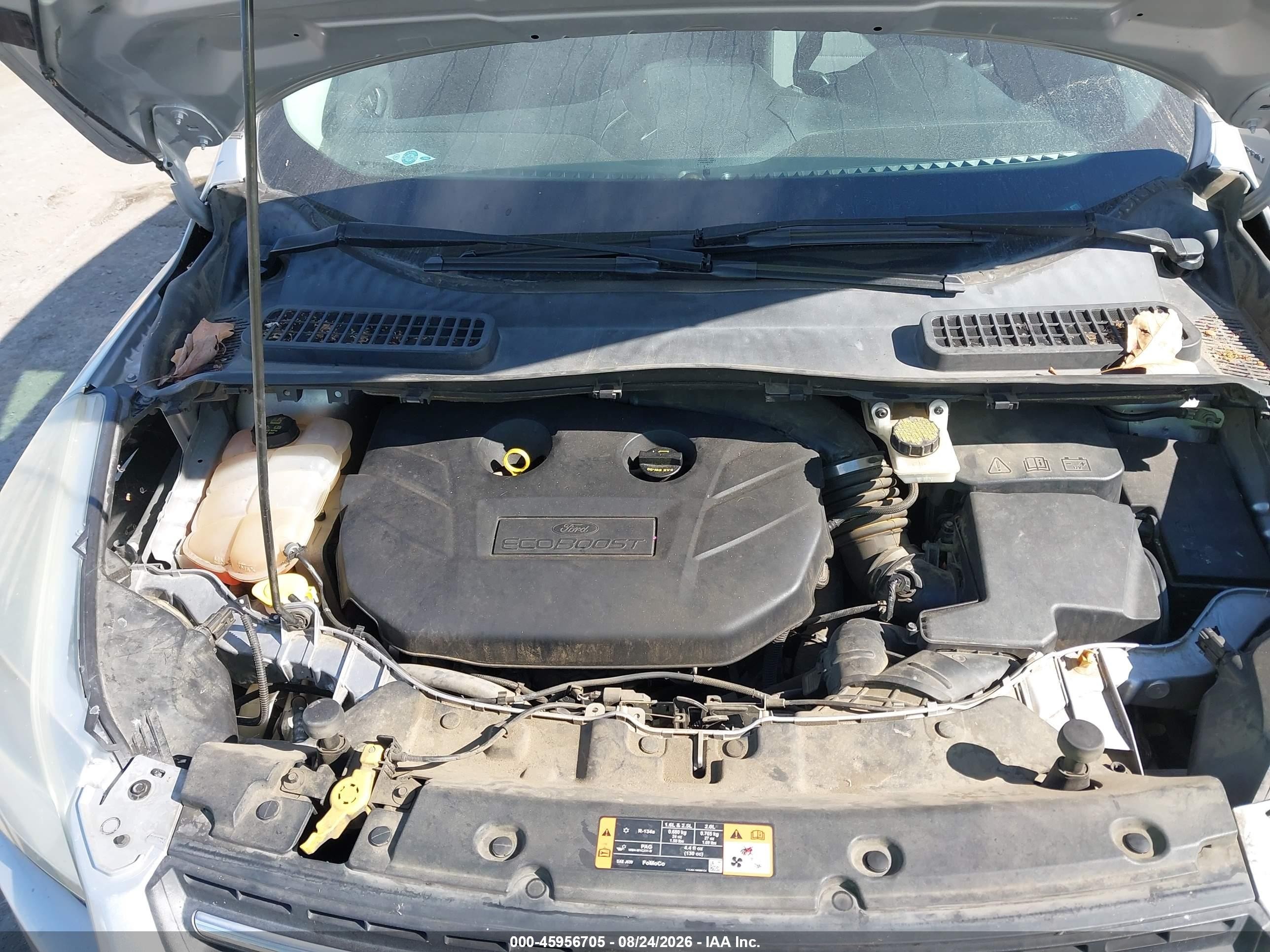 2015 Ford Escape Se Silver vin: 1FMCU0G92FUC43764