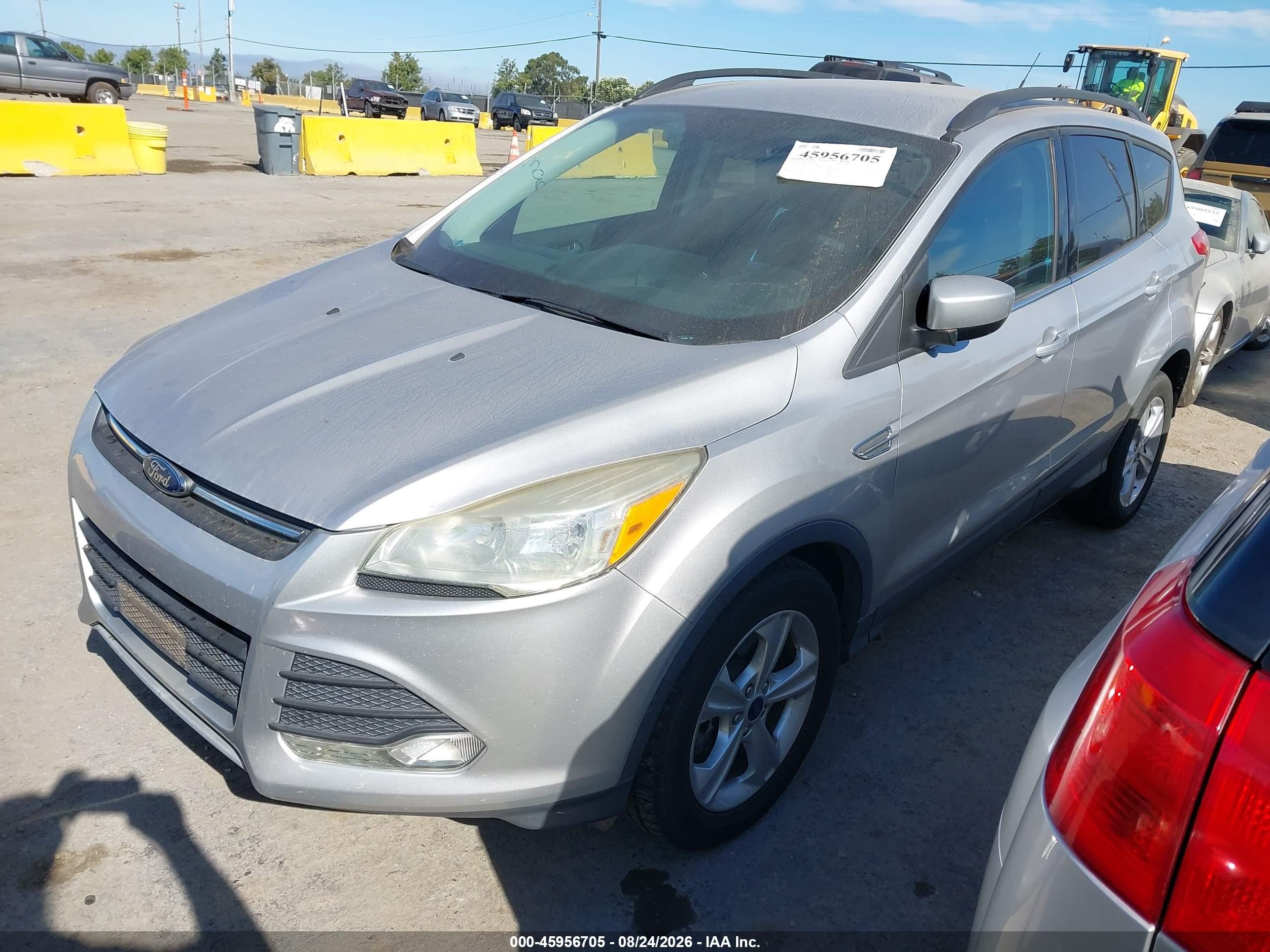 2015 Ford Escape Se Silver vin: 1FMCU0G92FUC43764