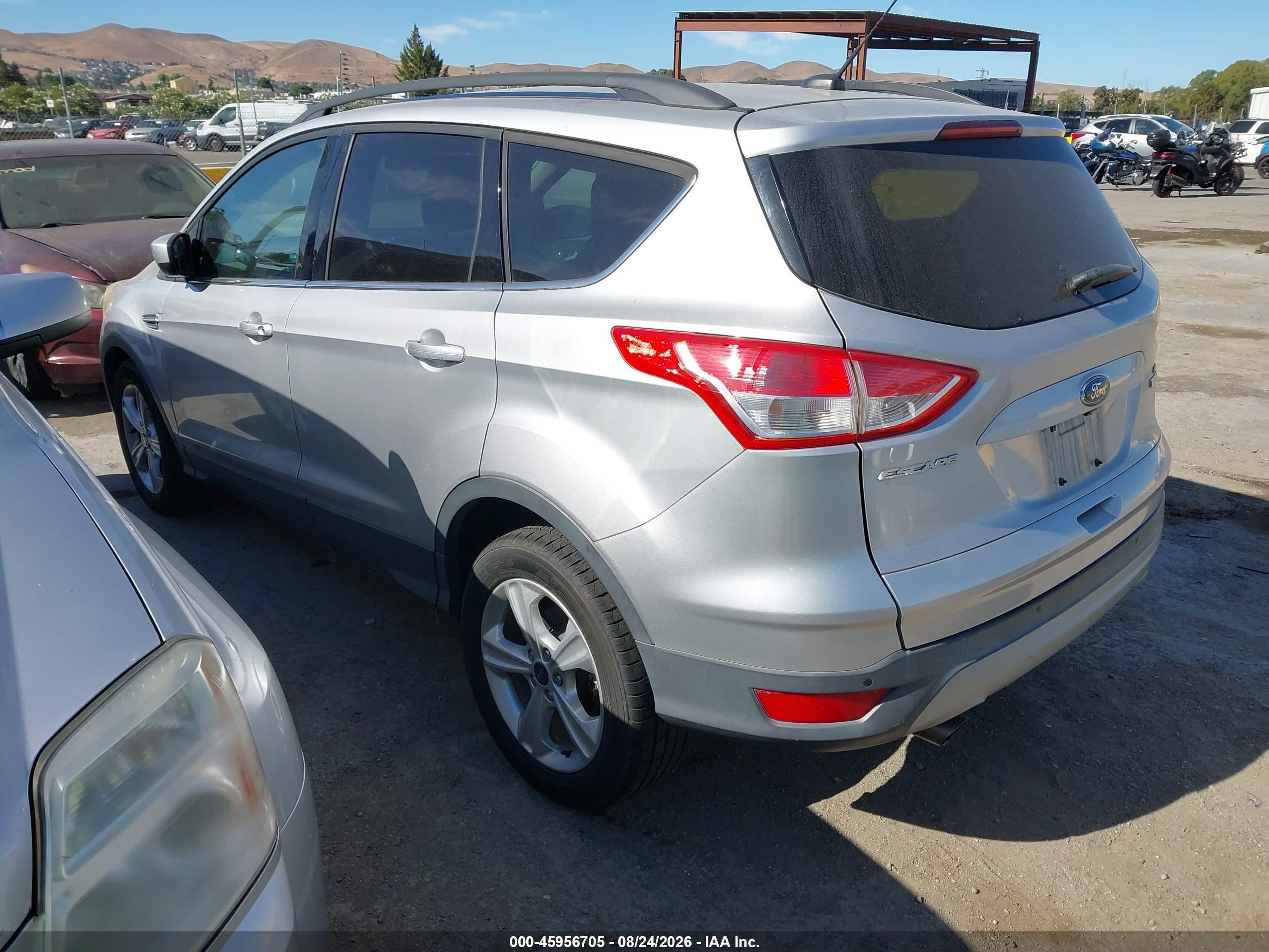 2015 Ford Escape Se Silver vin: 1FMCU0G92FUC43764
