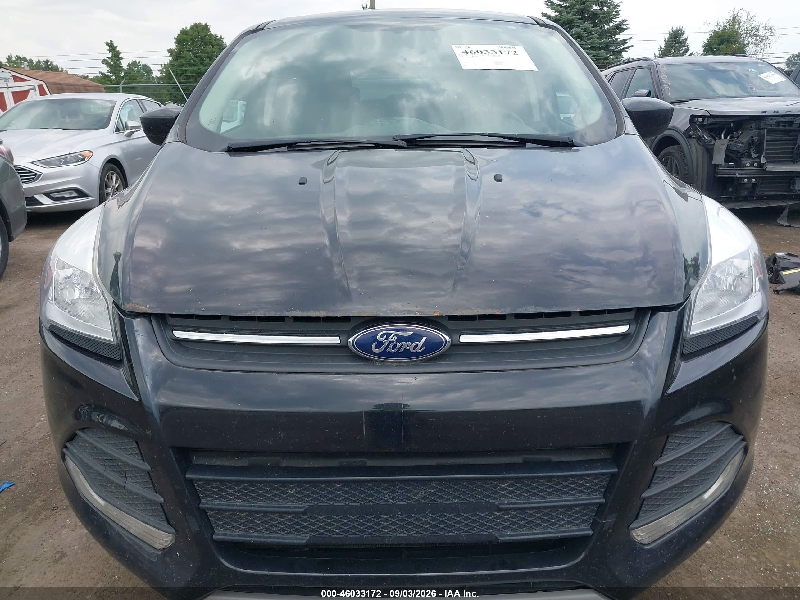 2015 Ford Escape Se Black vin: 1FMCU0G92FUC77302