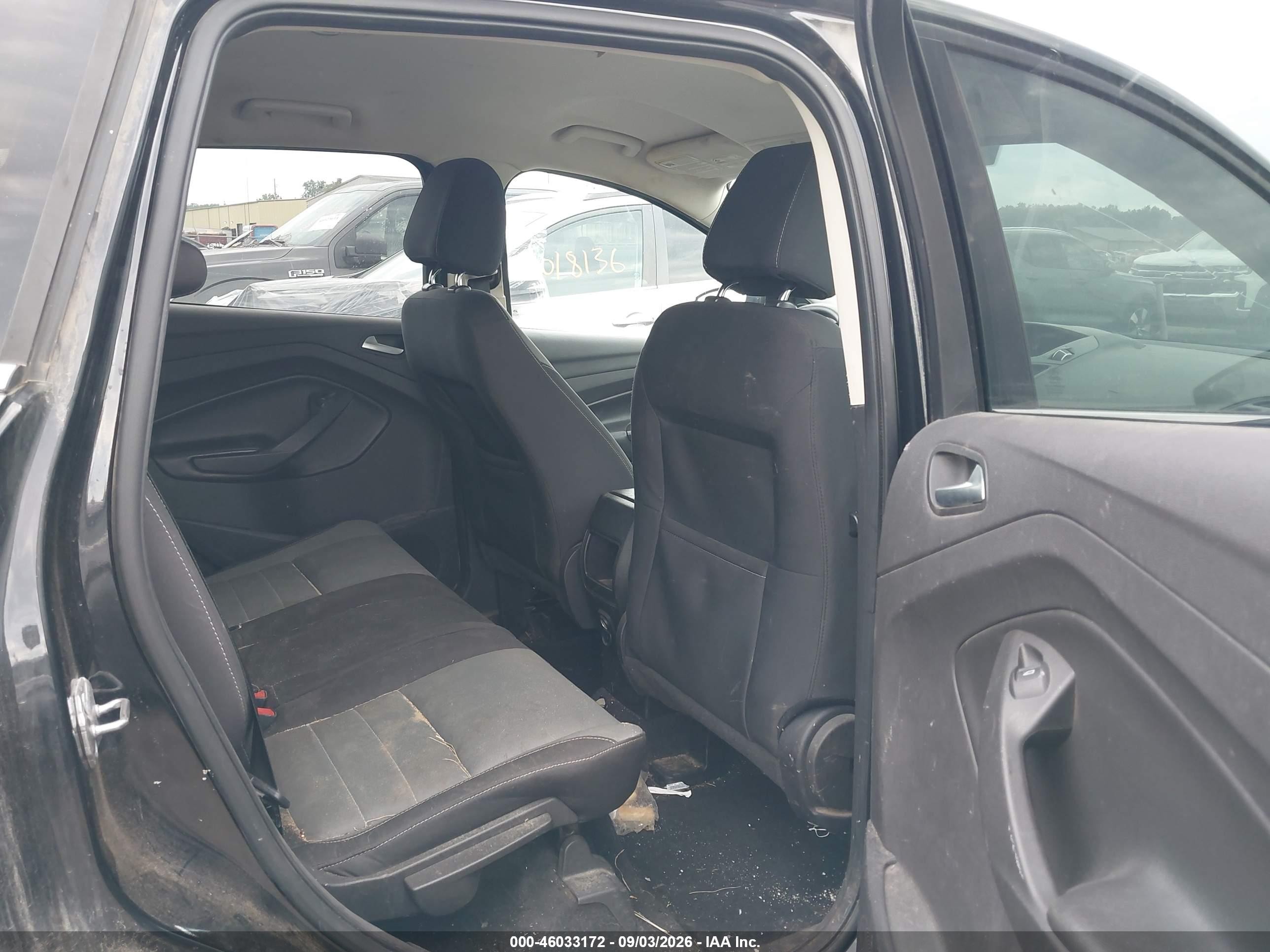 2015 Ford Escape Se Black vin: 1FMCU0G92FUC77302