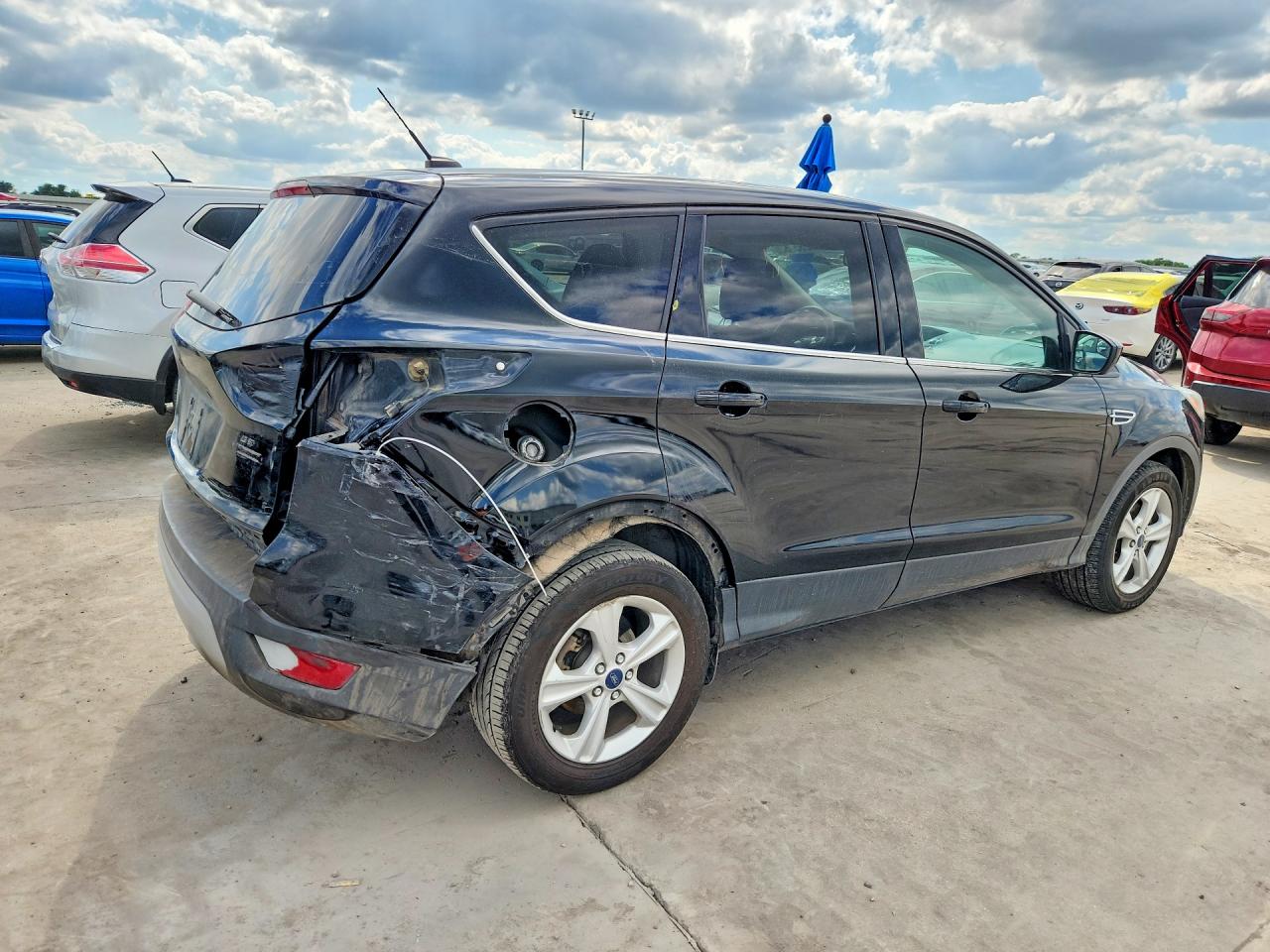 2016 Ford Escape Se Black vin: 1FMCU0G92GUA69258
