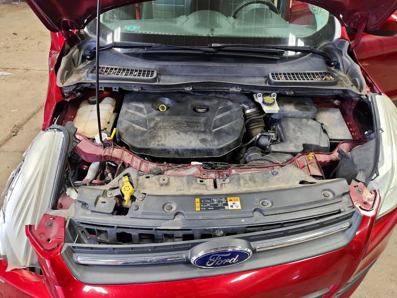 2013 Ford Escape Se Red vin: 1FMCU0G93DUC99869