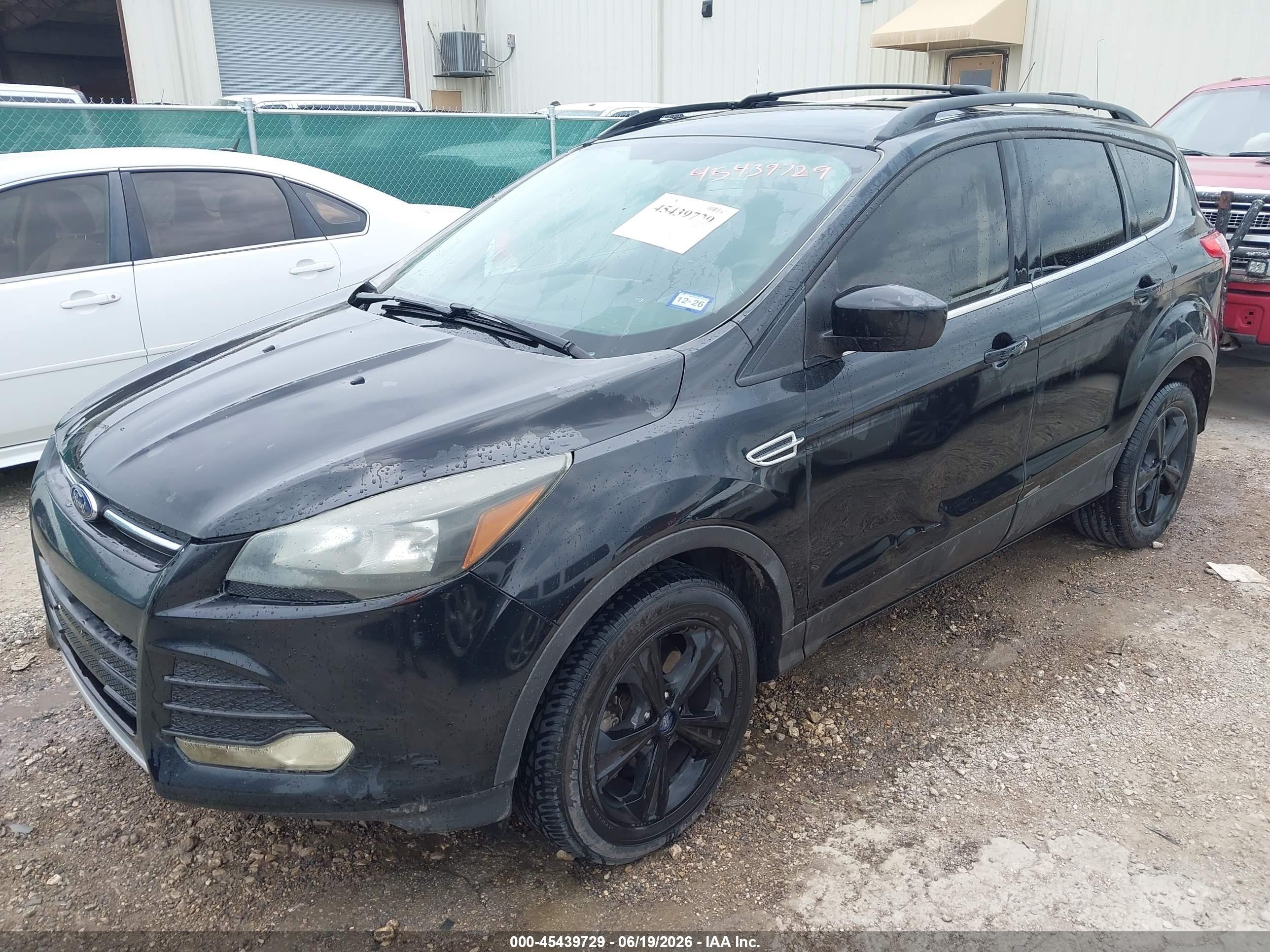 2013 Ford Escape Se Black vin: 1FMCU0G93DUD70617