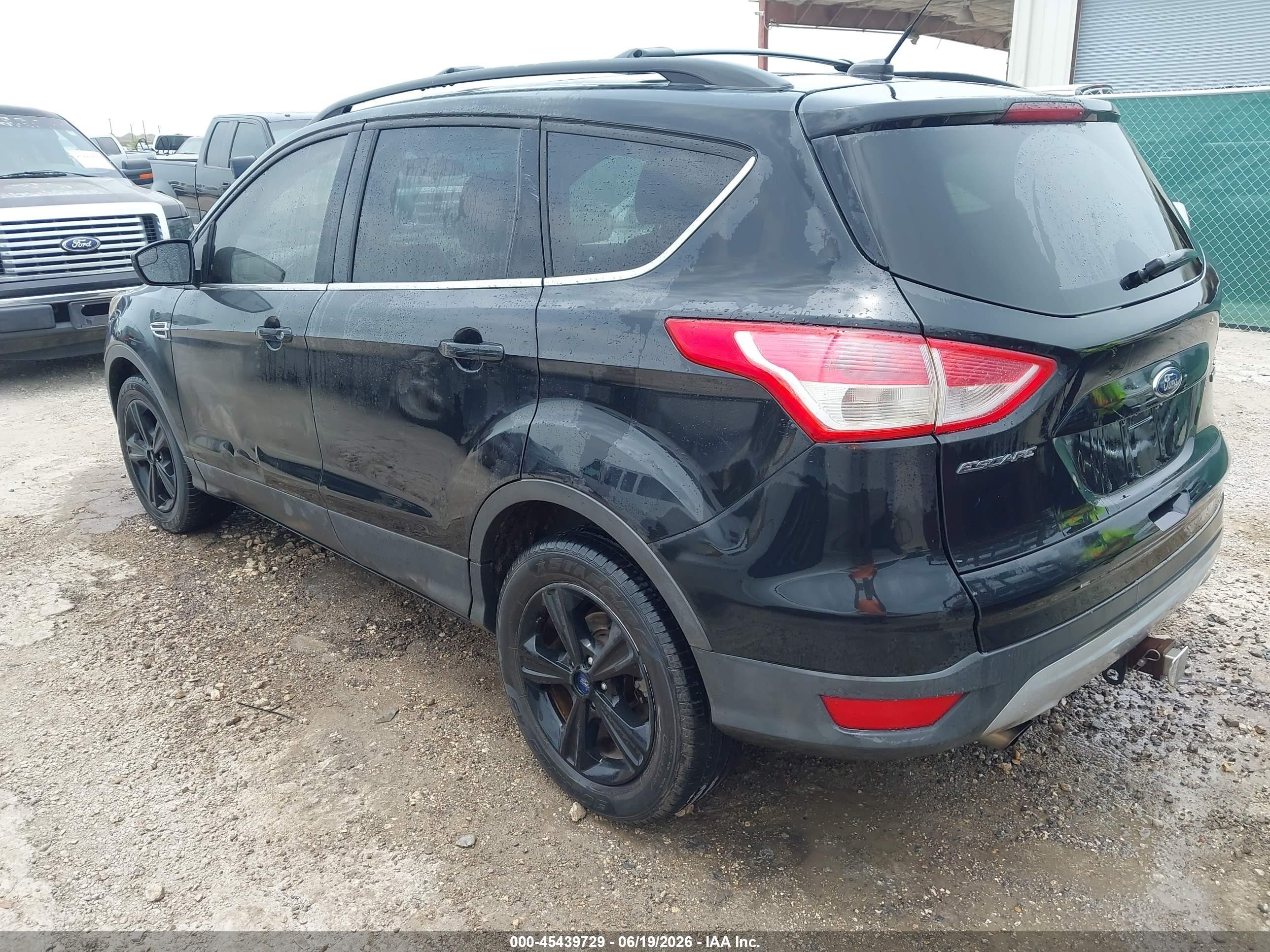 2013 Ford Escape Se Black vin: 1FMCU0G93DUD70617