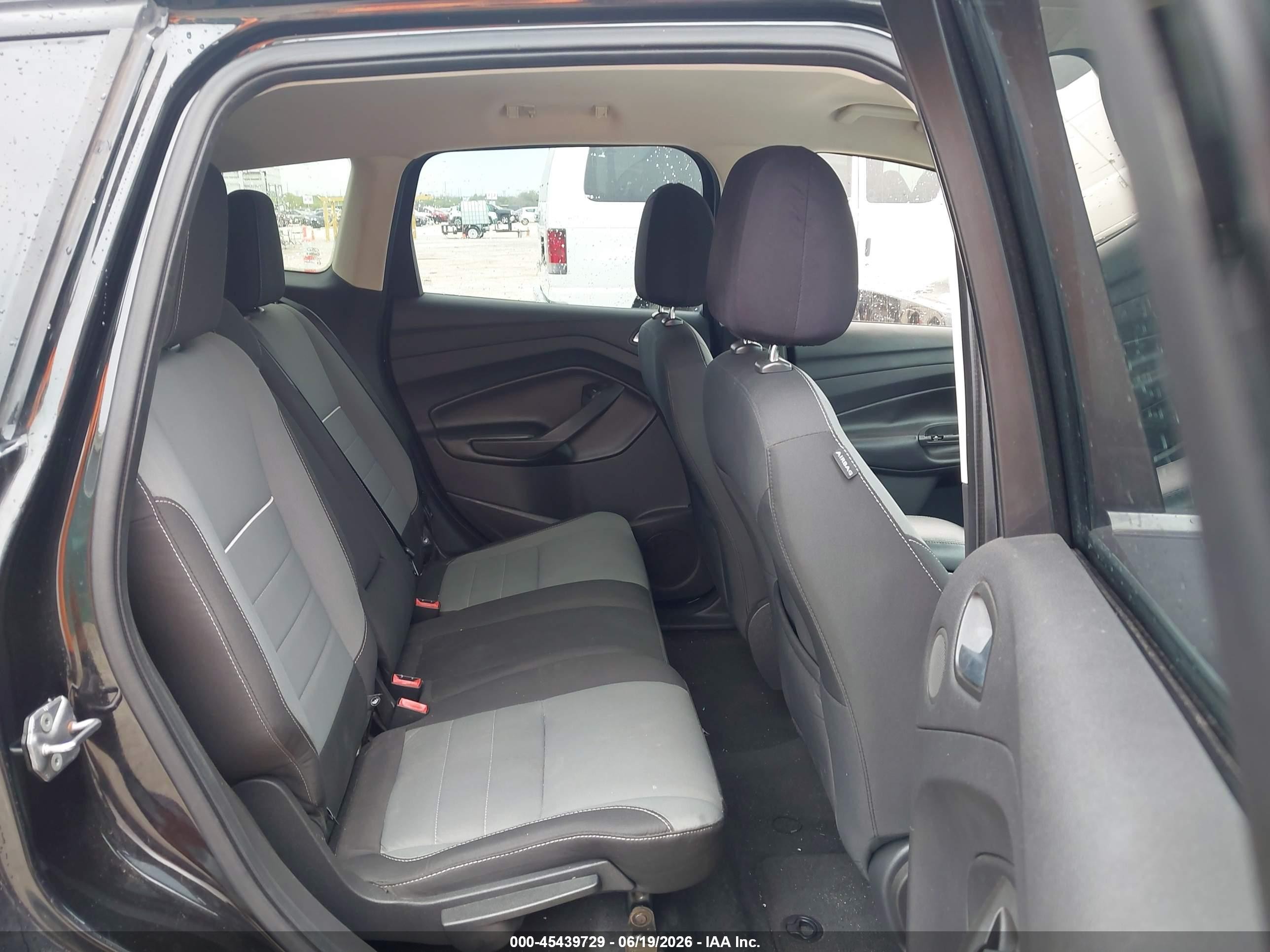 2013 Ford Escape Se Black vin: 1FMCU0G93DUD70617
