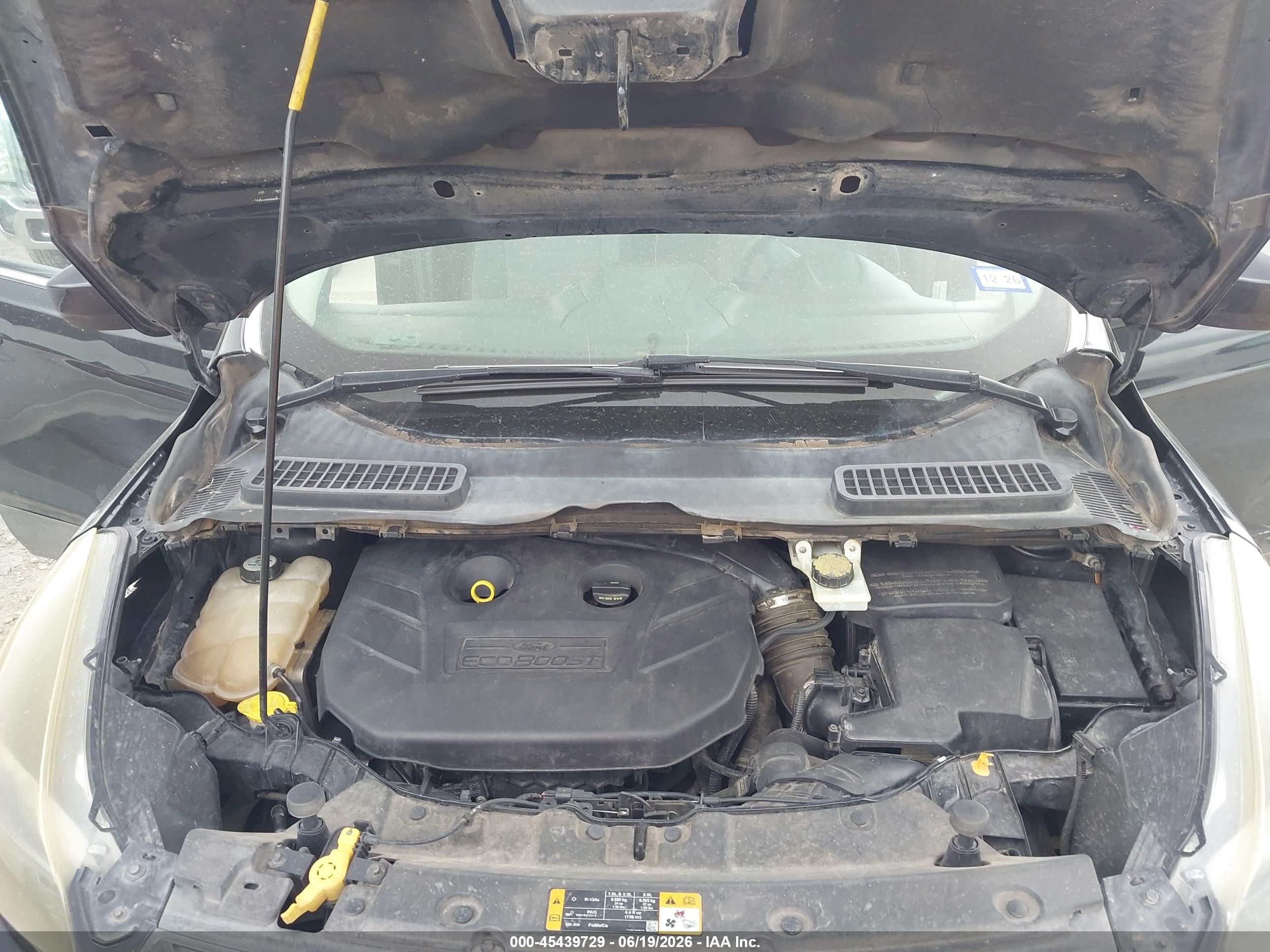 2013 Ford Escape Se Black vin: 1FMCU0G93DUD70617
