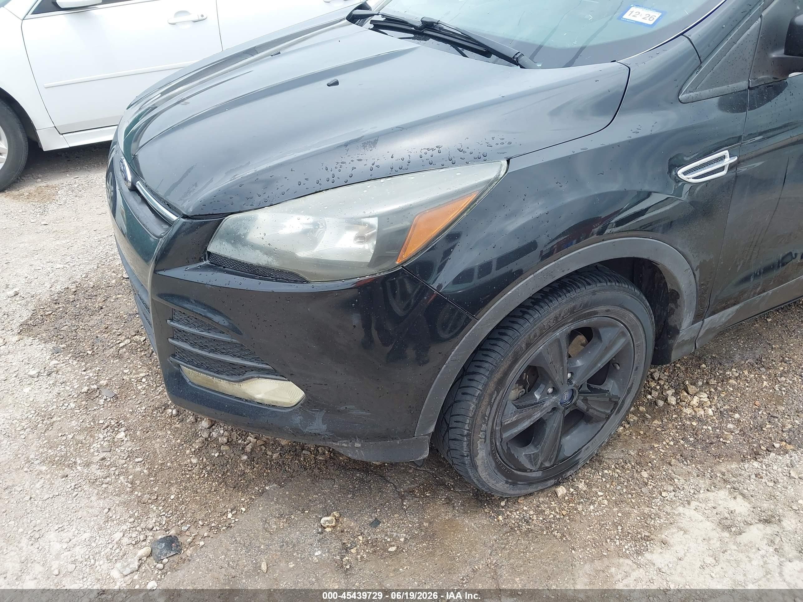 2013 Ford Escape Se Black vin: 1FMCU0G93DUD70617