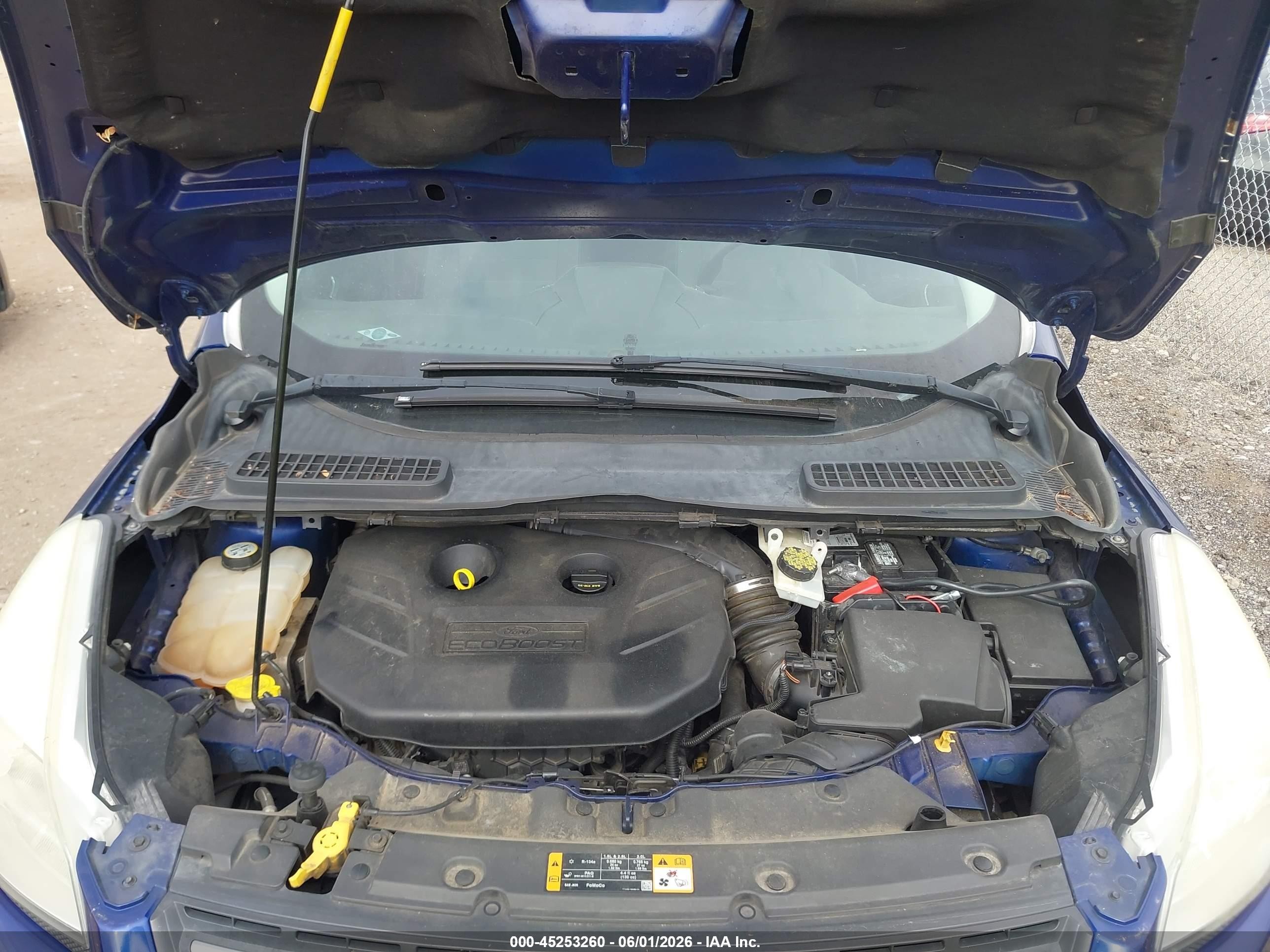 2013 Ford Escape Se Синий vin: 1FMCU0G93DUD83500
