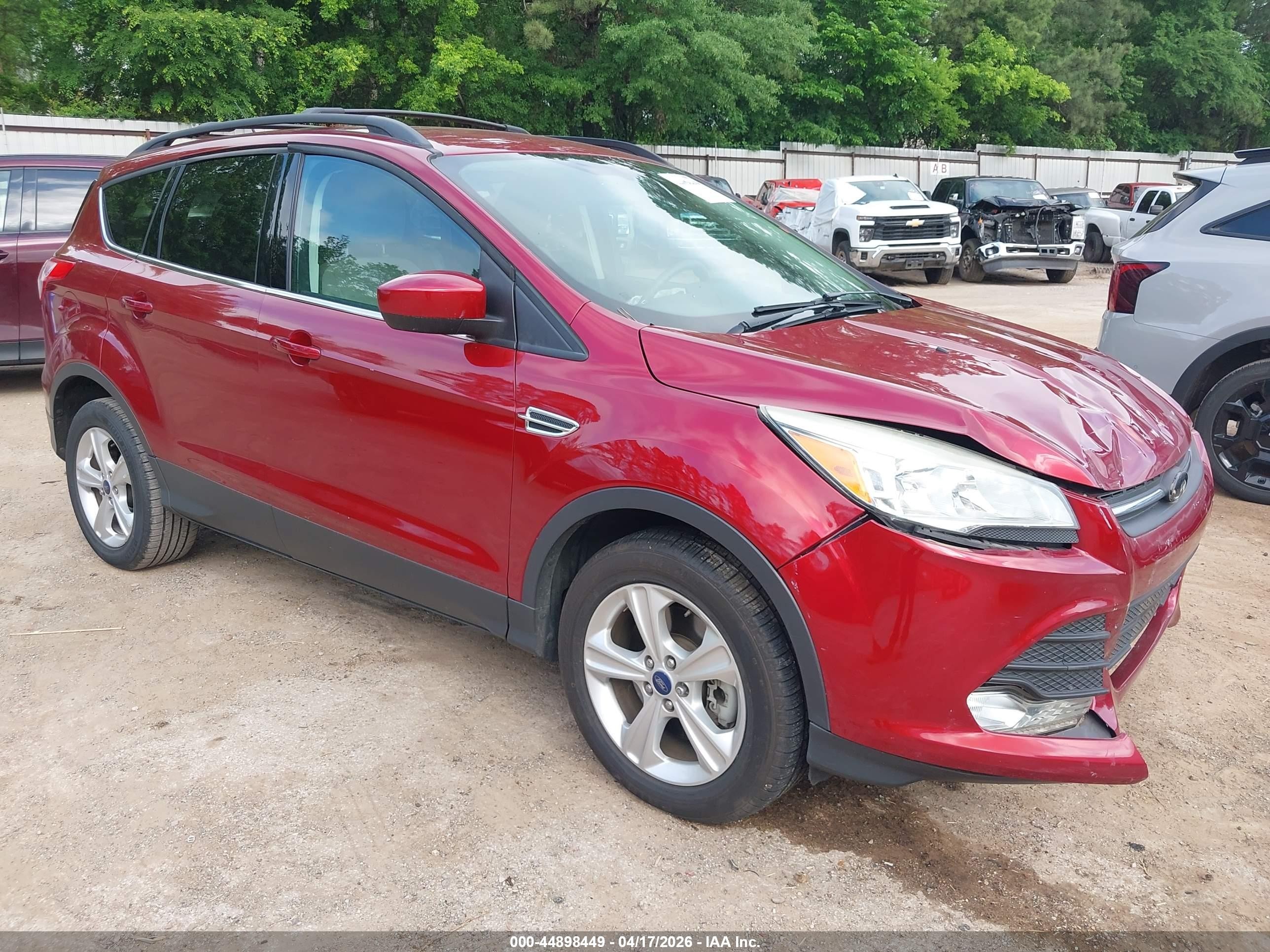 2013 Ford Escape Se Red vin: 1FMCU0G93DUD85716