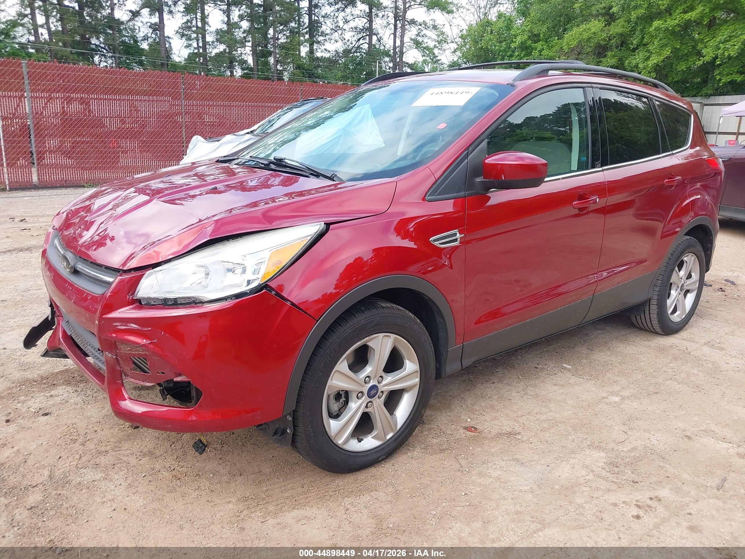 2013 Ford Escape Se Red vin: 1FMCU0G93DUD85716