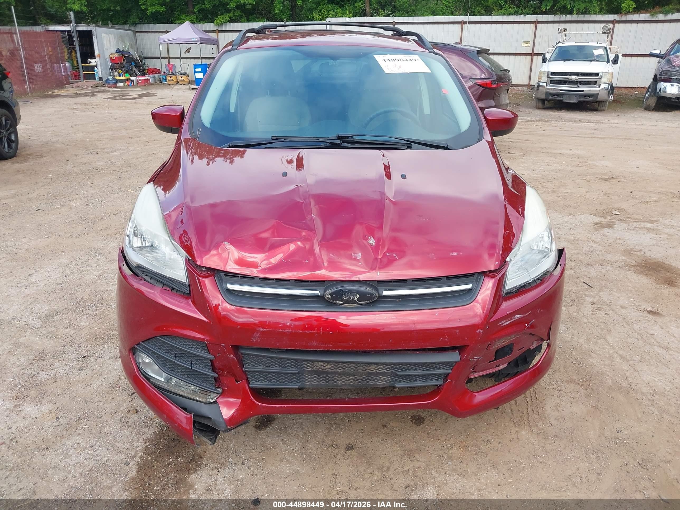 2013 Ford Escape Se Red vin: 1FMCU0G93DUD85716