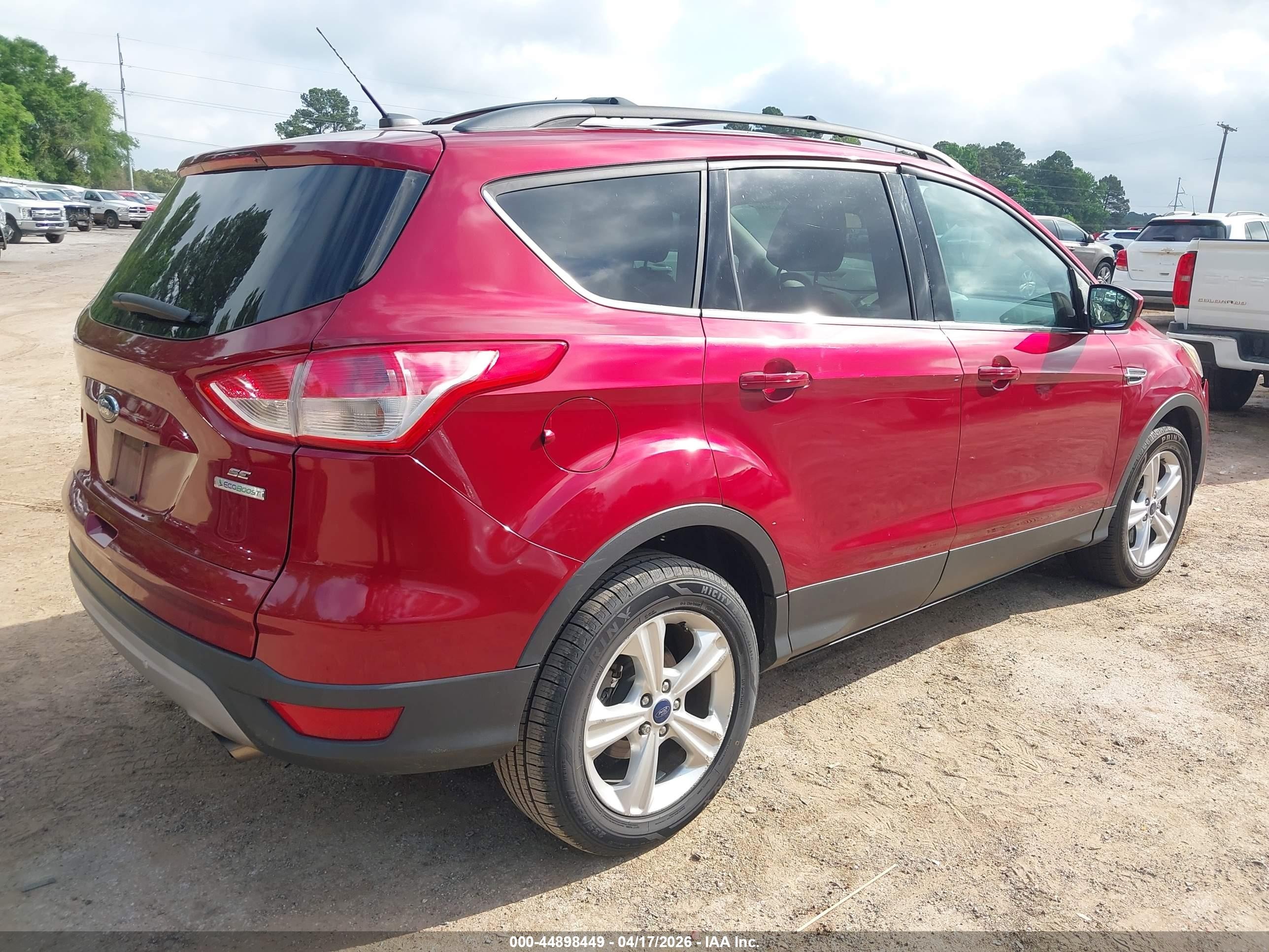 2013 Ford Escape Se Red vin: 1FMCU0G93DUD85716