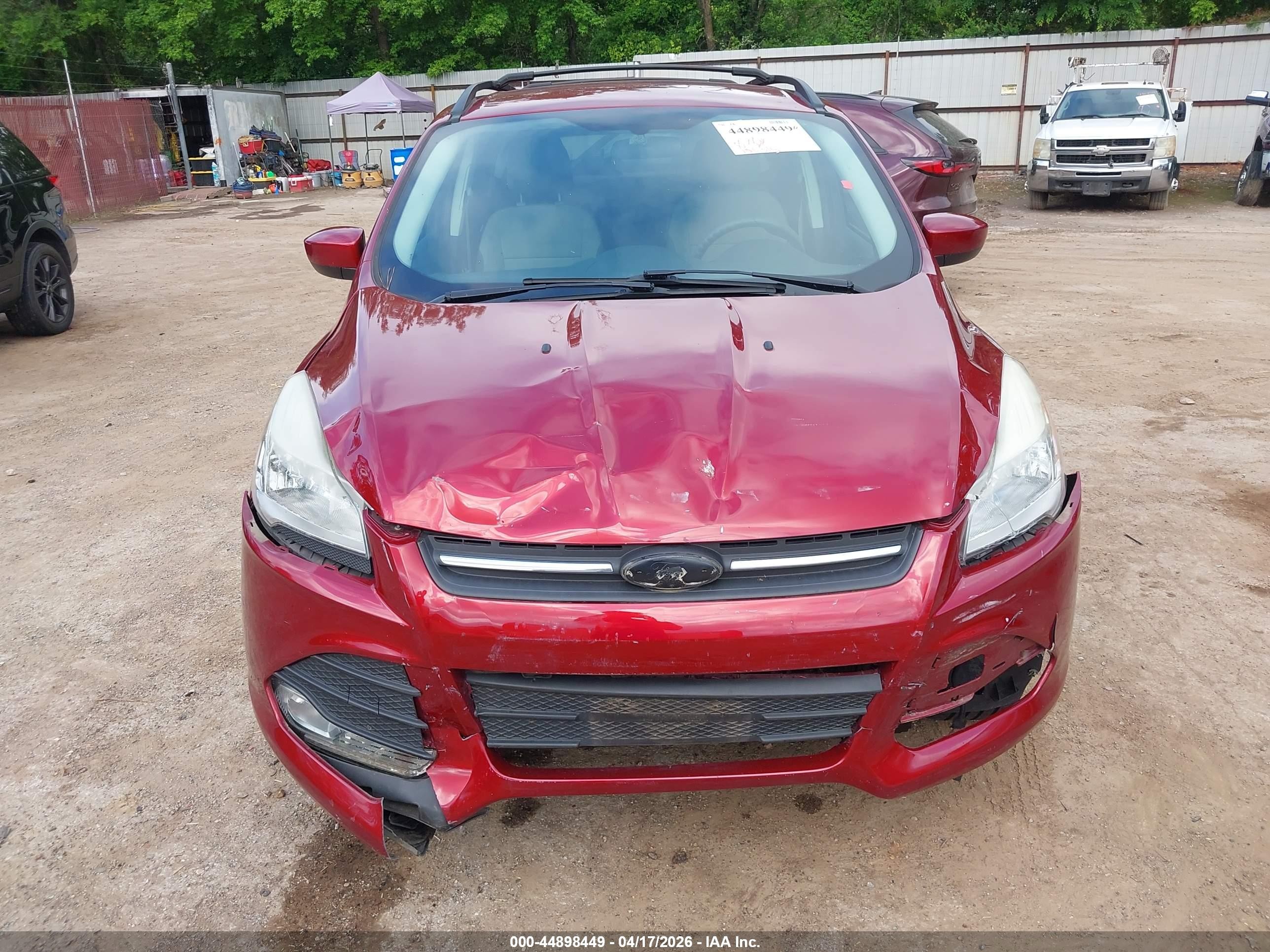 2013 Ford Escape Se Red vin: 1FMCU0G93DUD85716