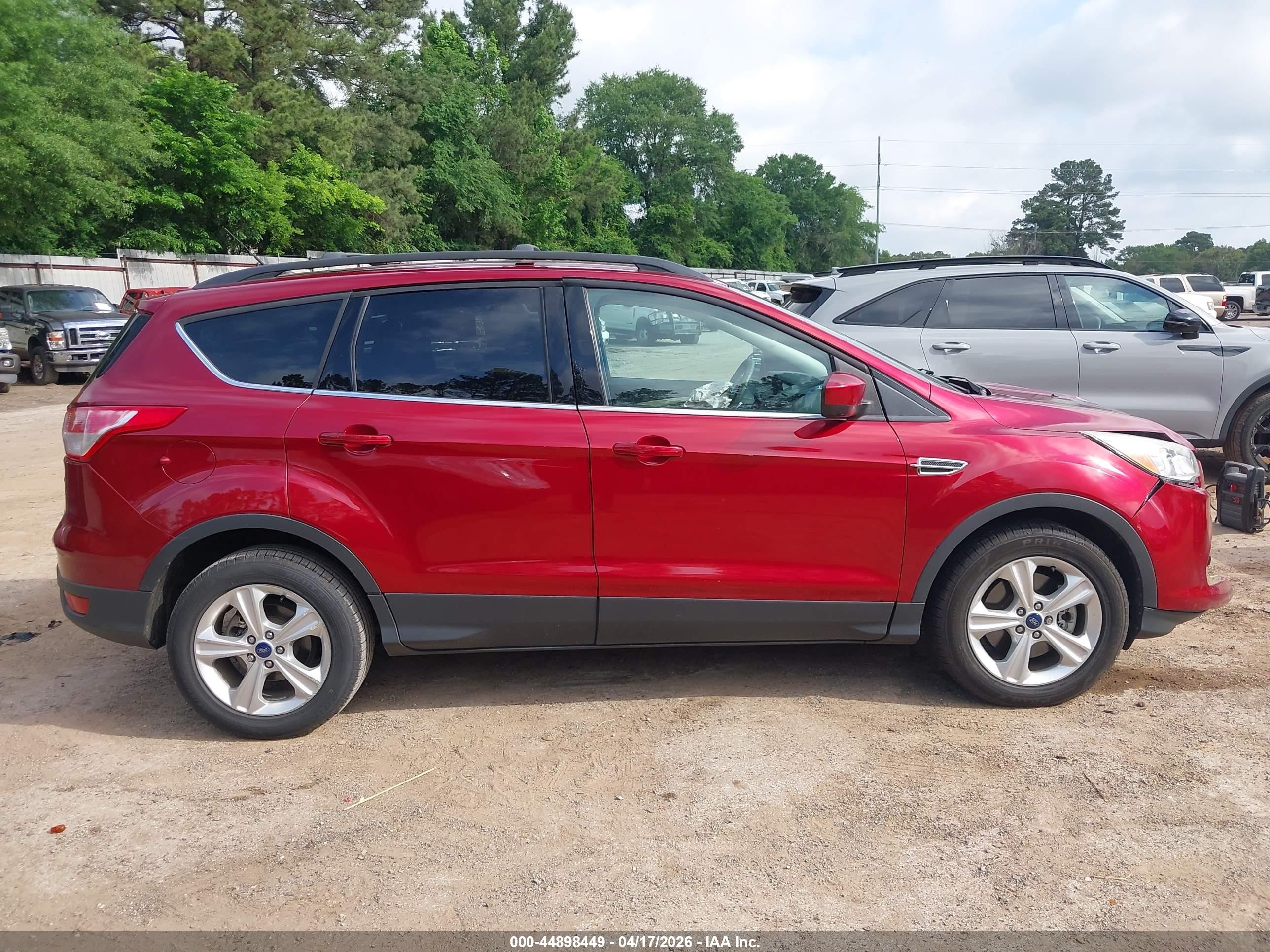 2013 Ford Escape Se Red vin: 1FMCU0G93DUD85716