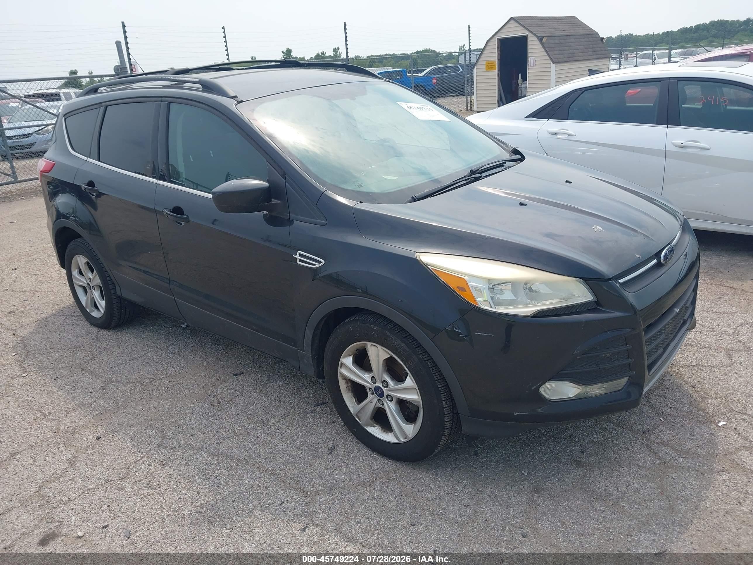 2013 Ford Escape Se Black vin: 1FMCU0G93DUD85909