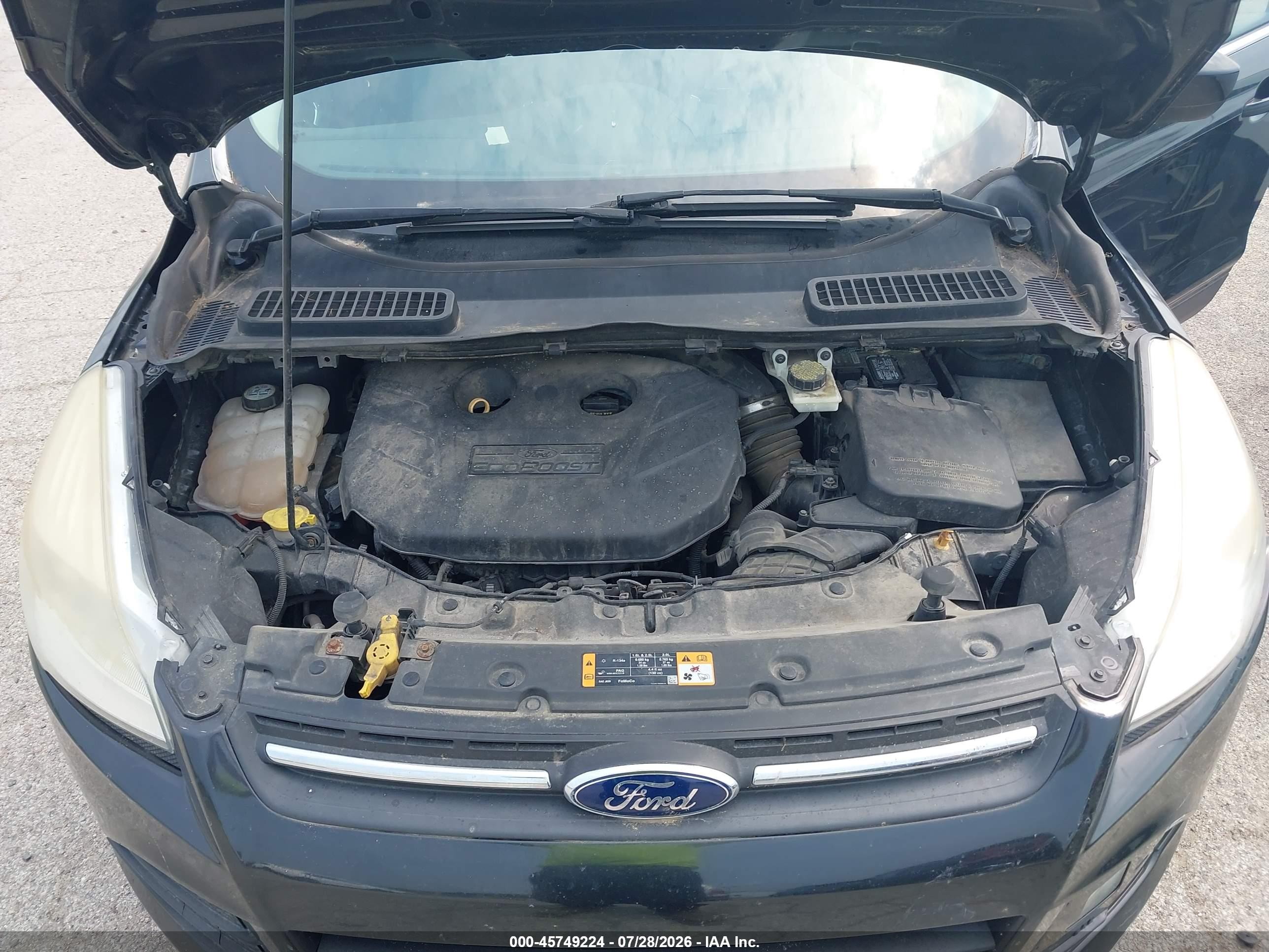 2013 Ford Escape Se Black vin: 1FMCU0G93DUD85909