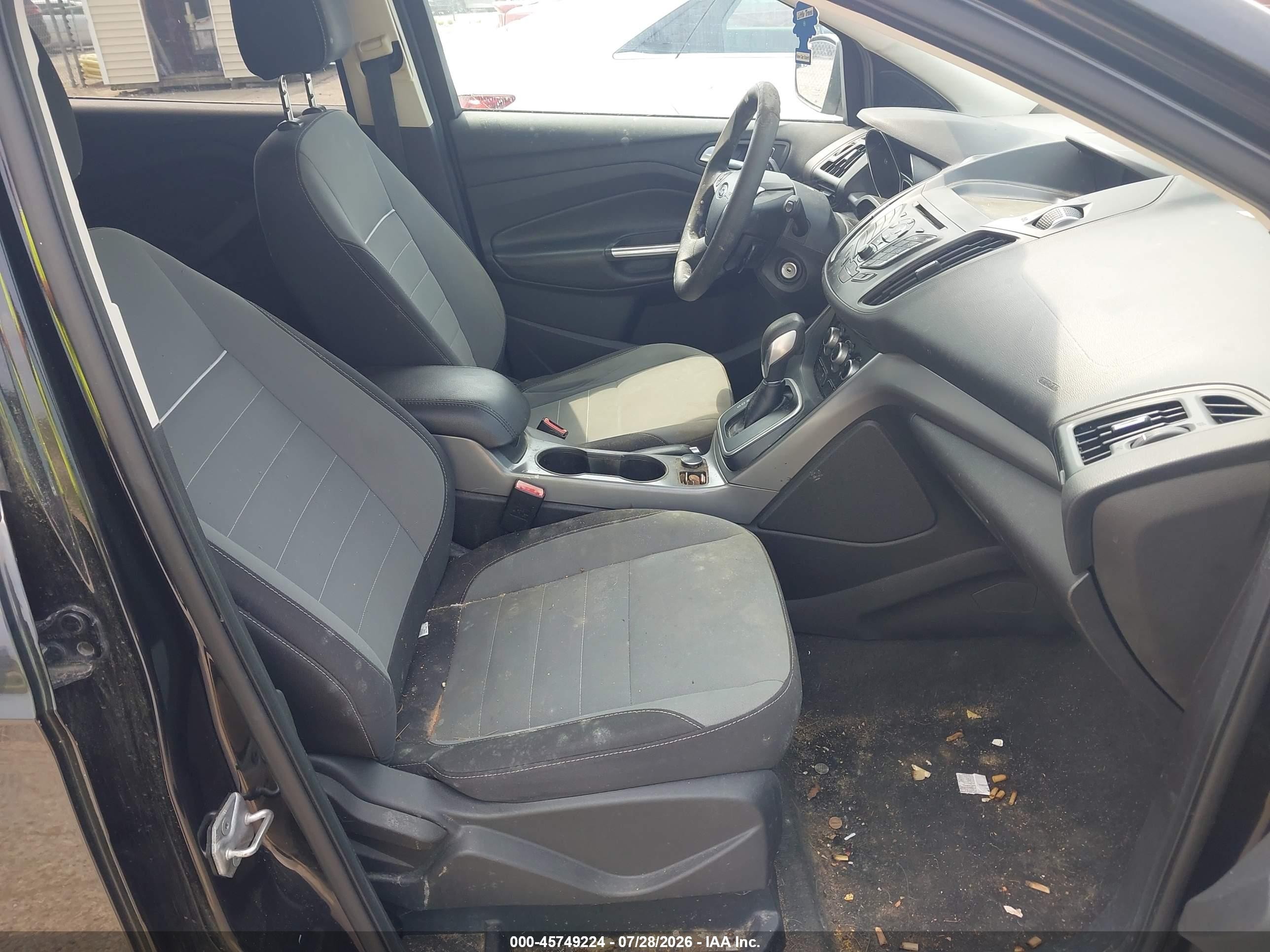 2013 Ford Escape Se Black vin: 1FMCU0G93DUD85909
