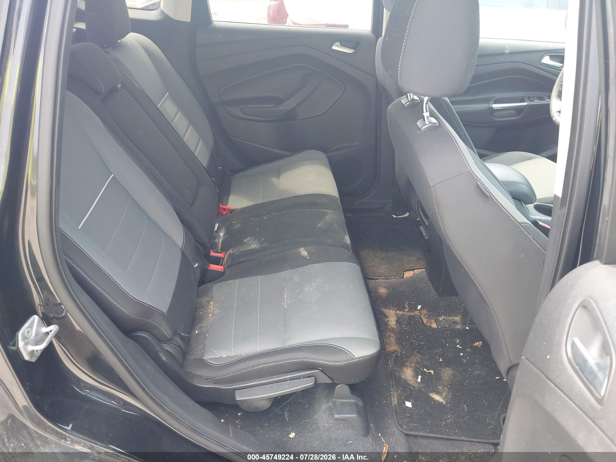 2013 Ford Escape Se Black vin: 1FMCU0G93DUD85909