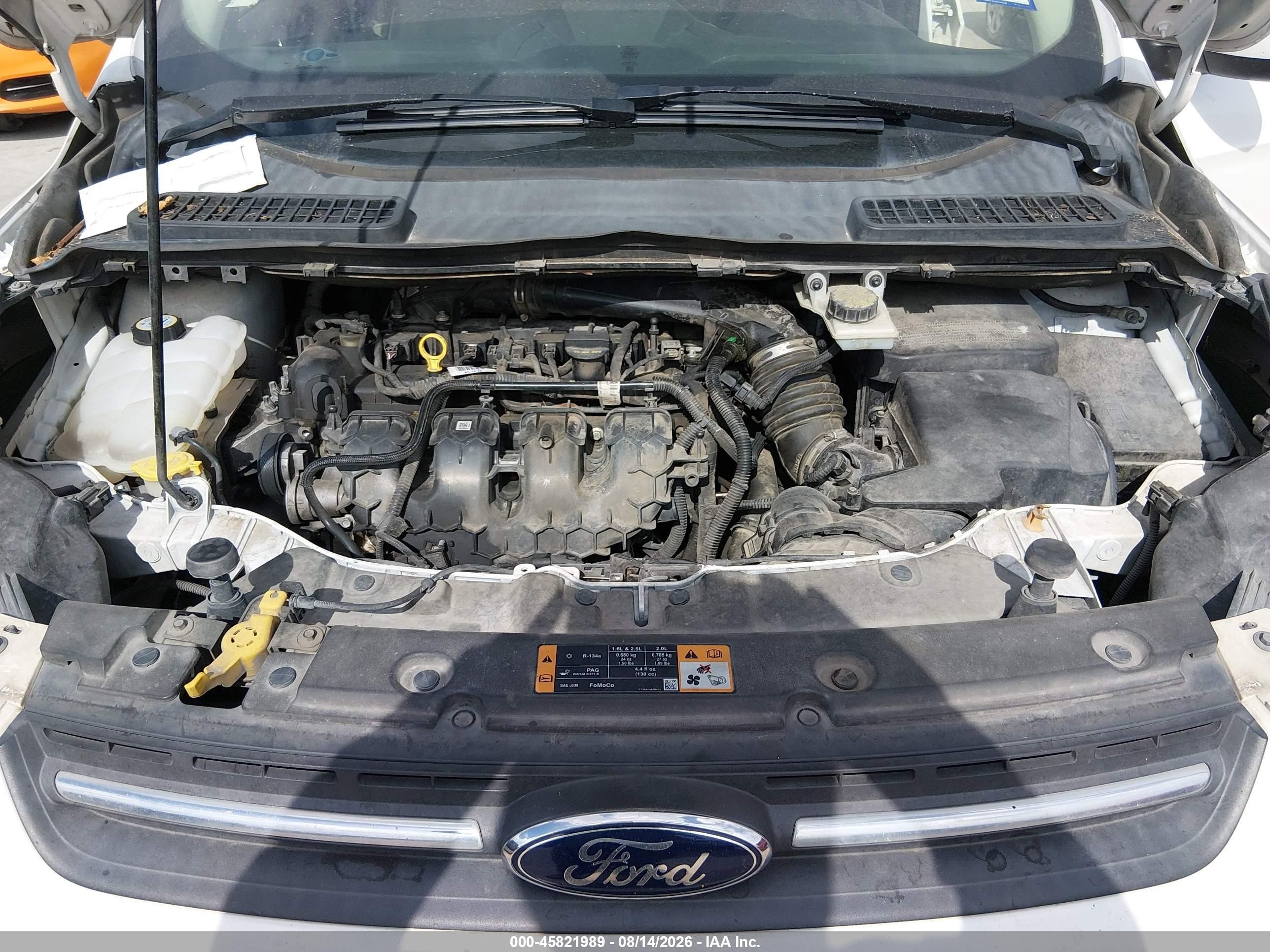 2014 Ford Escape Se White vin: 1FMCU0G93EUB21767