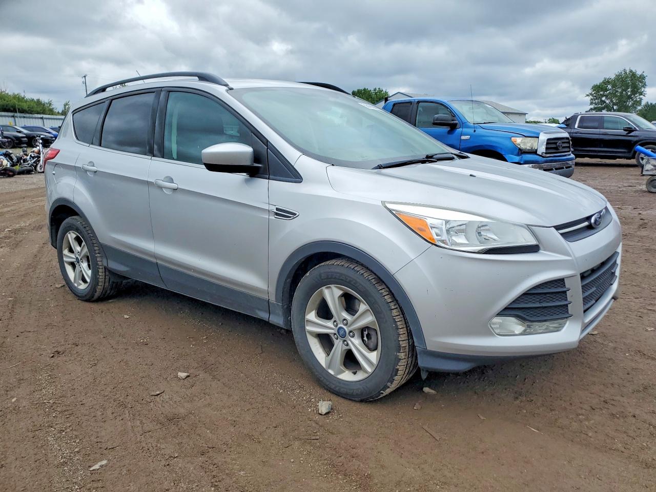 2014 Ford Escape Se Silver vin: 1FMCU0G93EUB25673