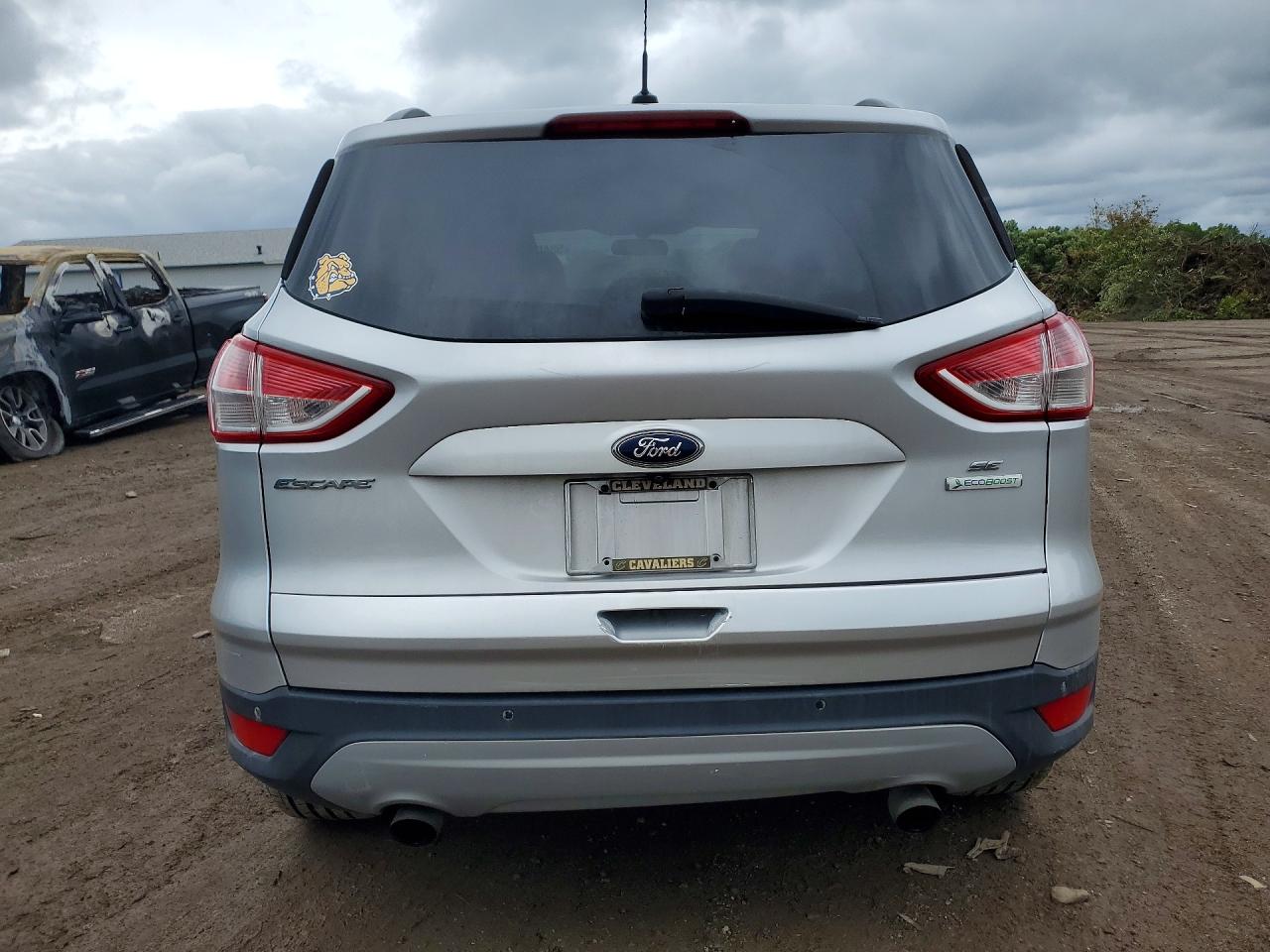 2014 Ford Escape Se Silver vin: 1FMCU0G93EUB25673