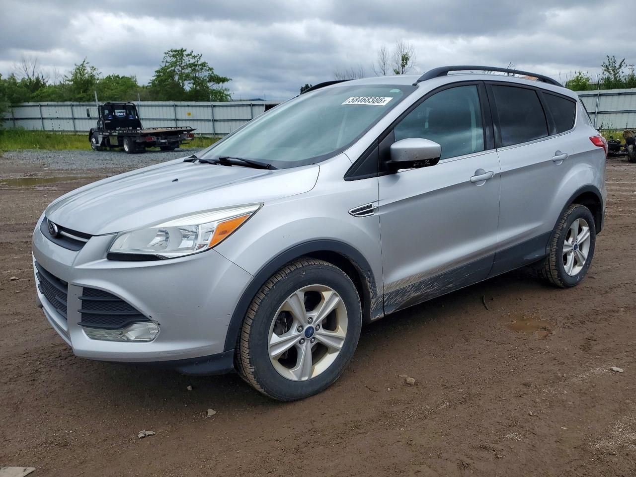 2014 Ford Escape Se Silver vin: 1FMCU0G93EUB25673