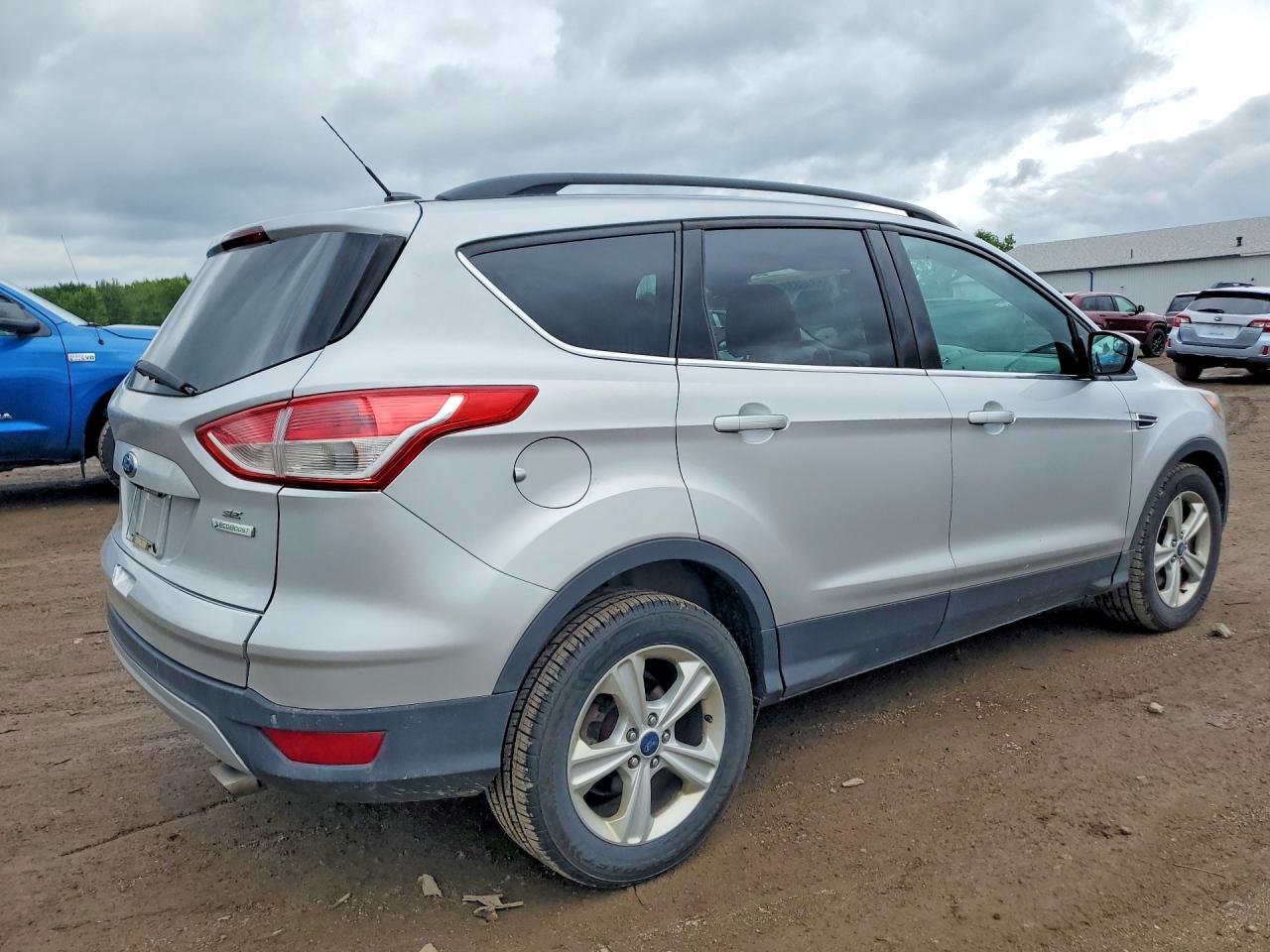 2014 Ford Escape Se Silver vin: 1FMCU0G93EUB25673