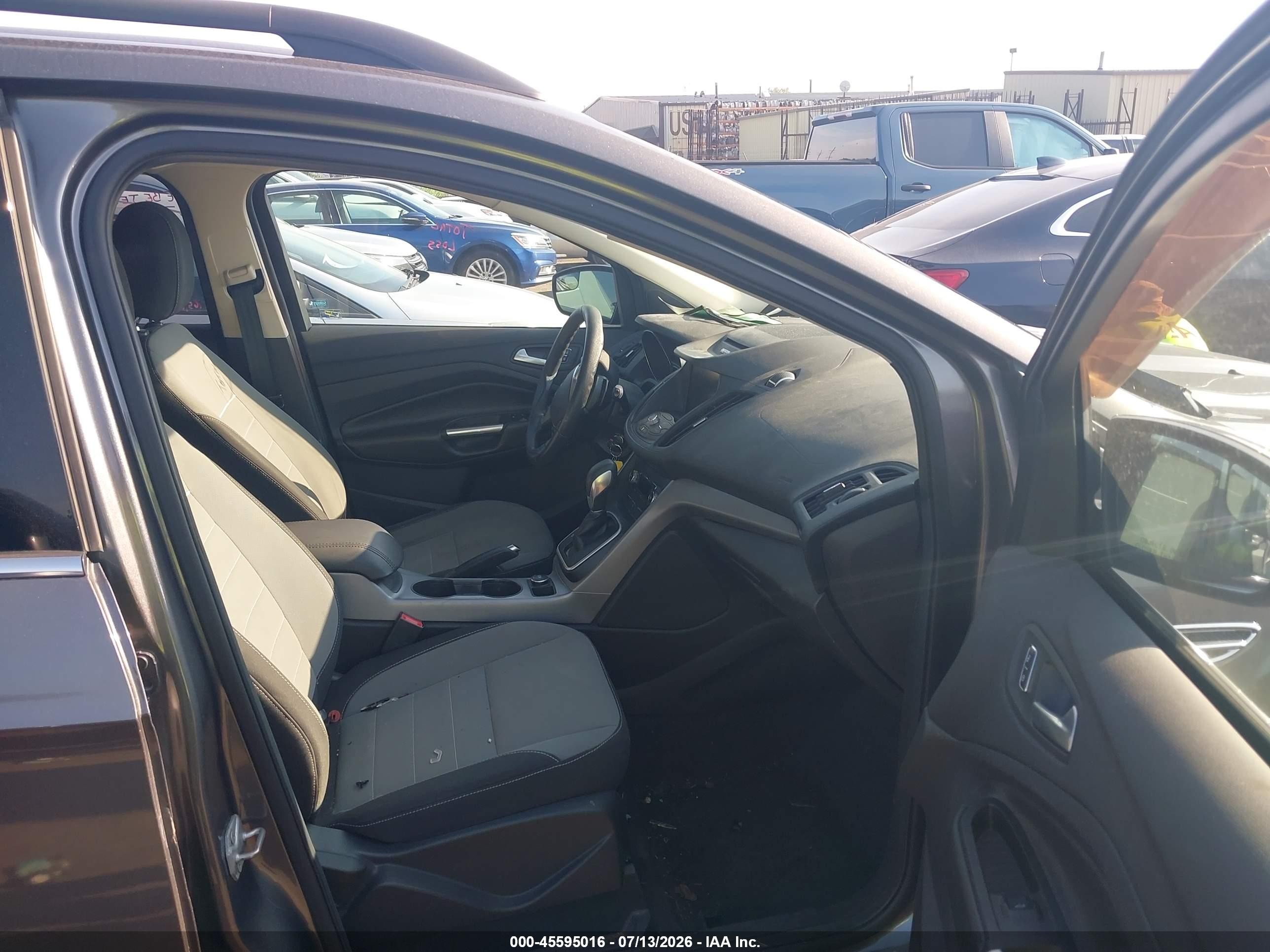 2014 Ford Escape Se Gray vin: 1FMCU0G93EUB60102