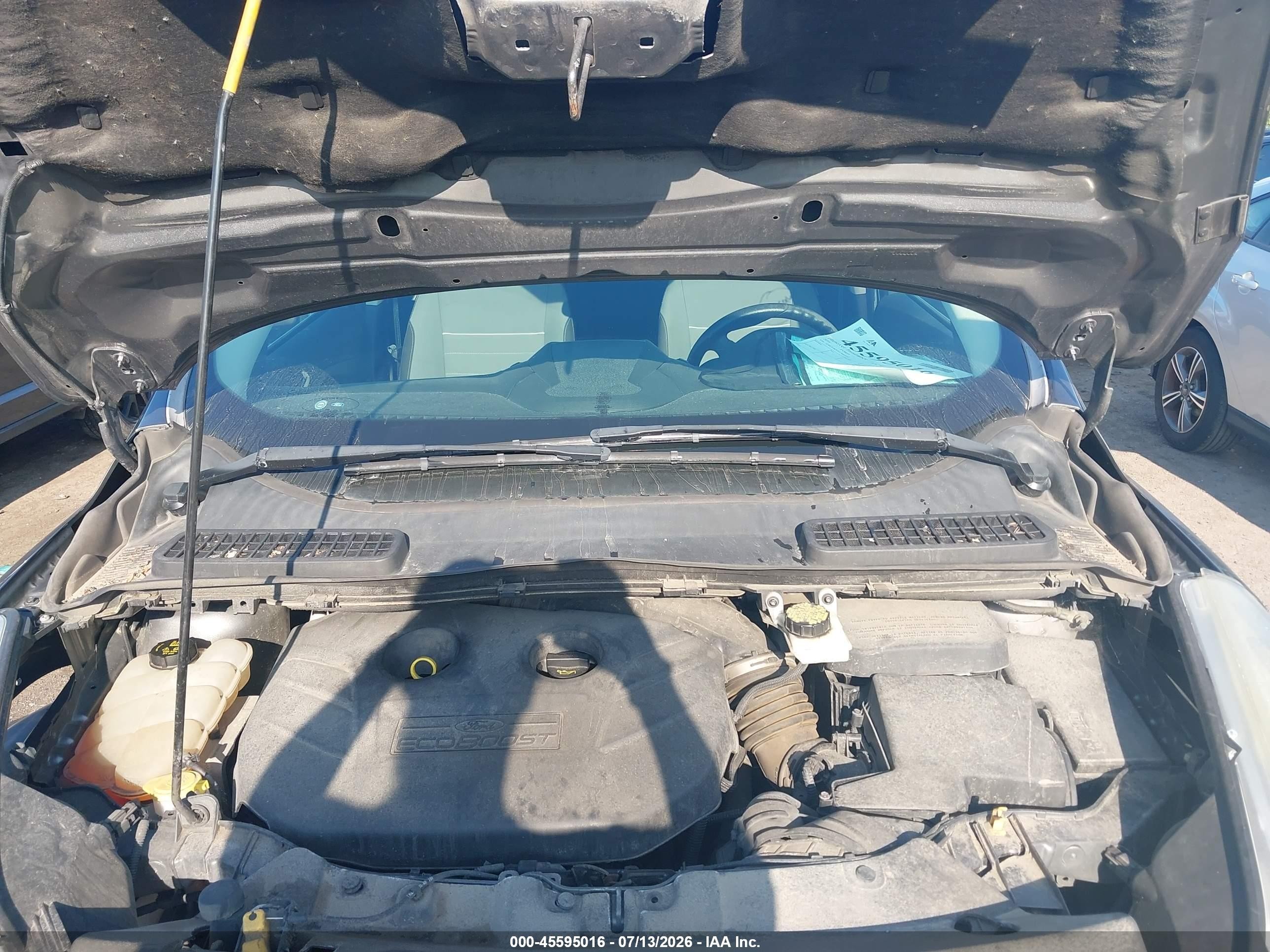 2014 Ford Escape Se Gray vin: 1FMCU0G93EUB60102