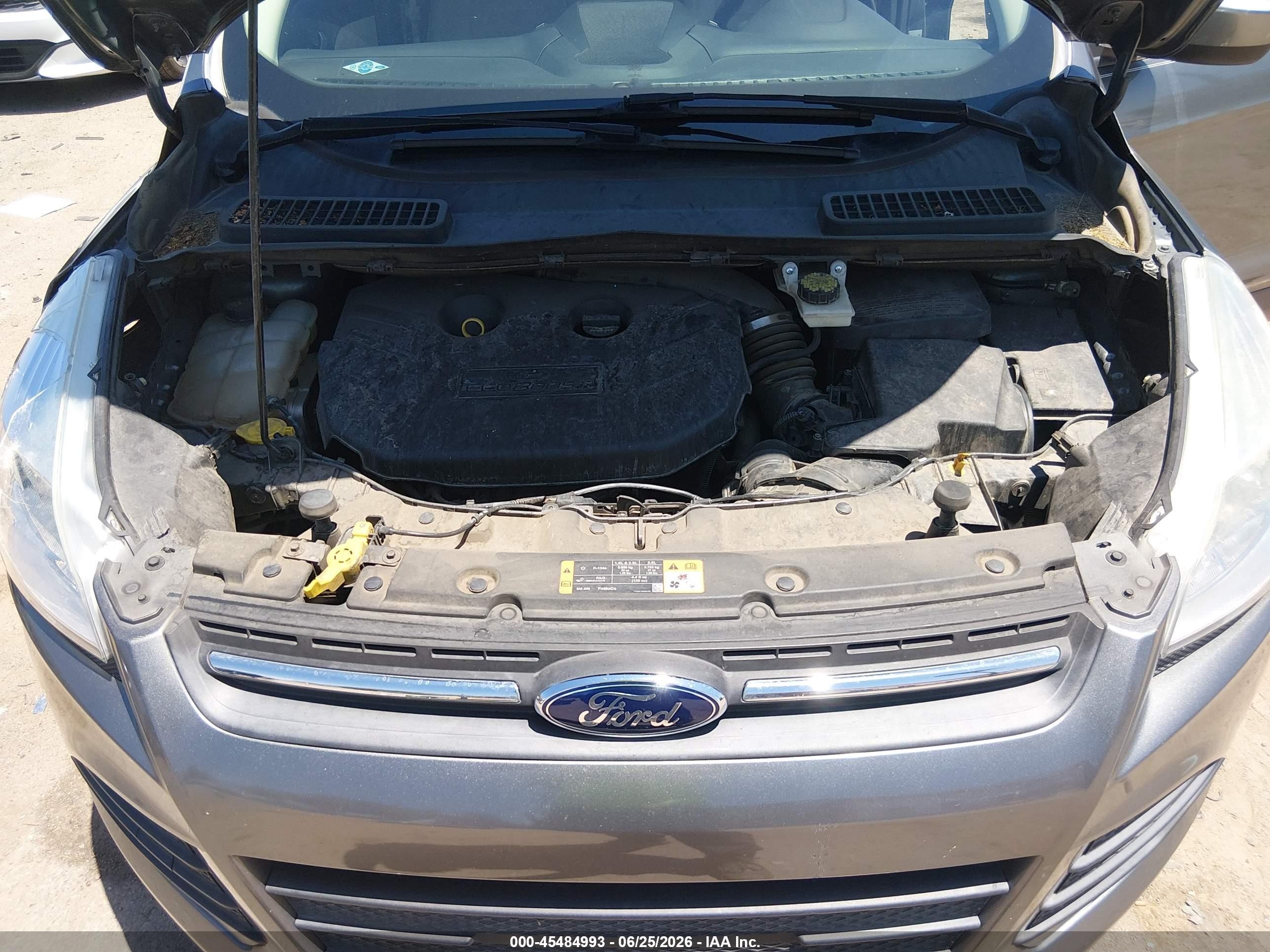 2014 Ford Escape Se Gray vin: 1FMCU0G93EUD01752