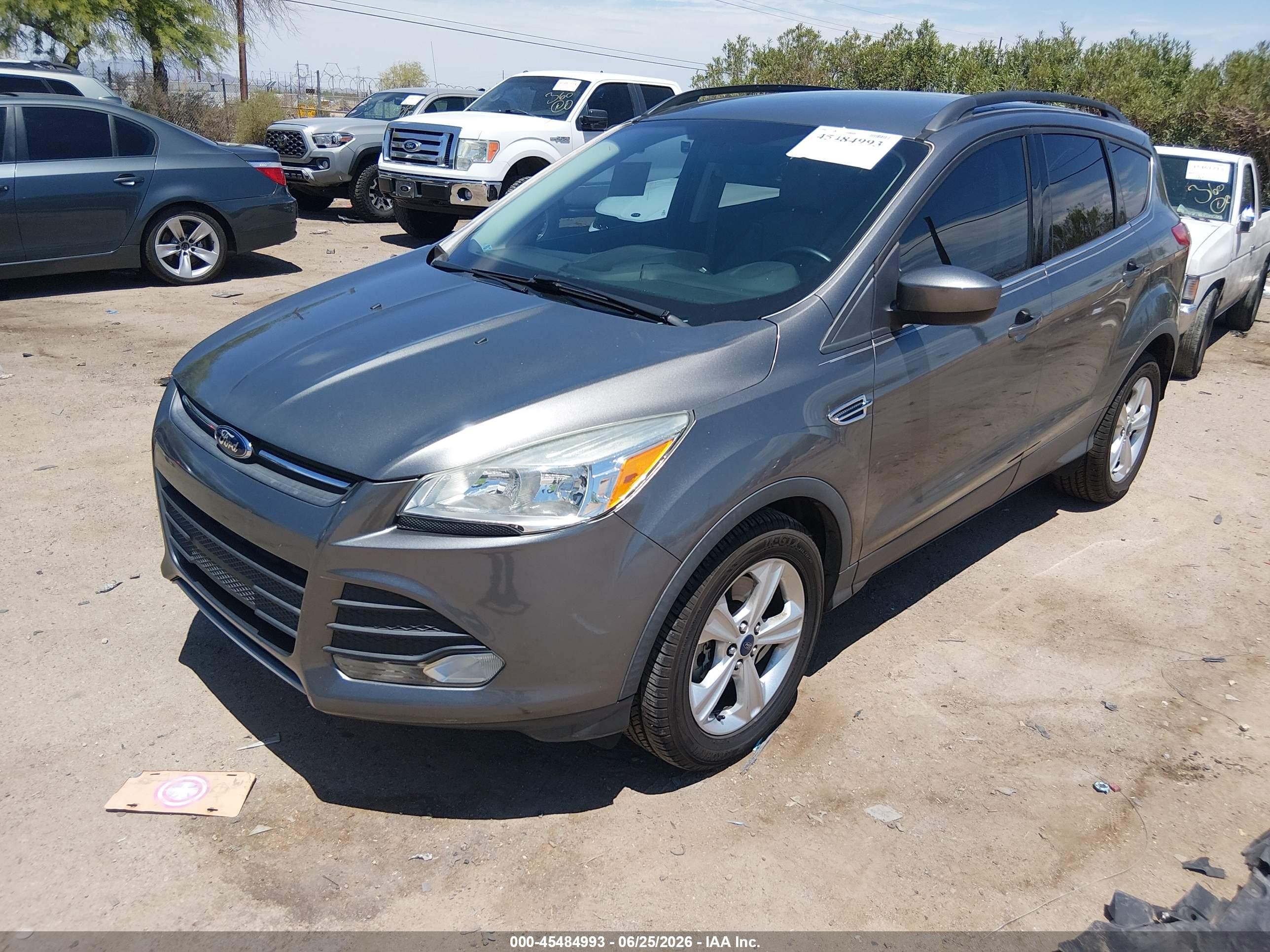2014 Ford Escape Se Gray vin: 1FMCU0G93EUD01752