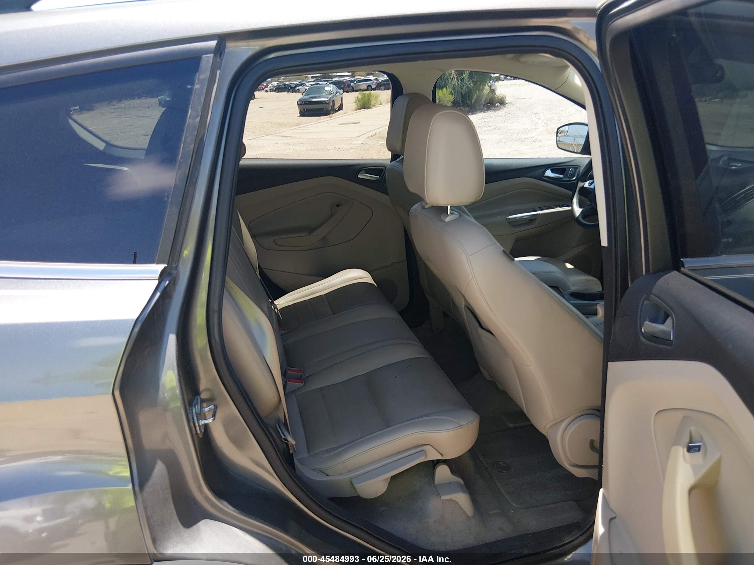 2014 Ford Escape Se Gray vin: 1FMCU0G93EUD01752