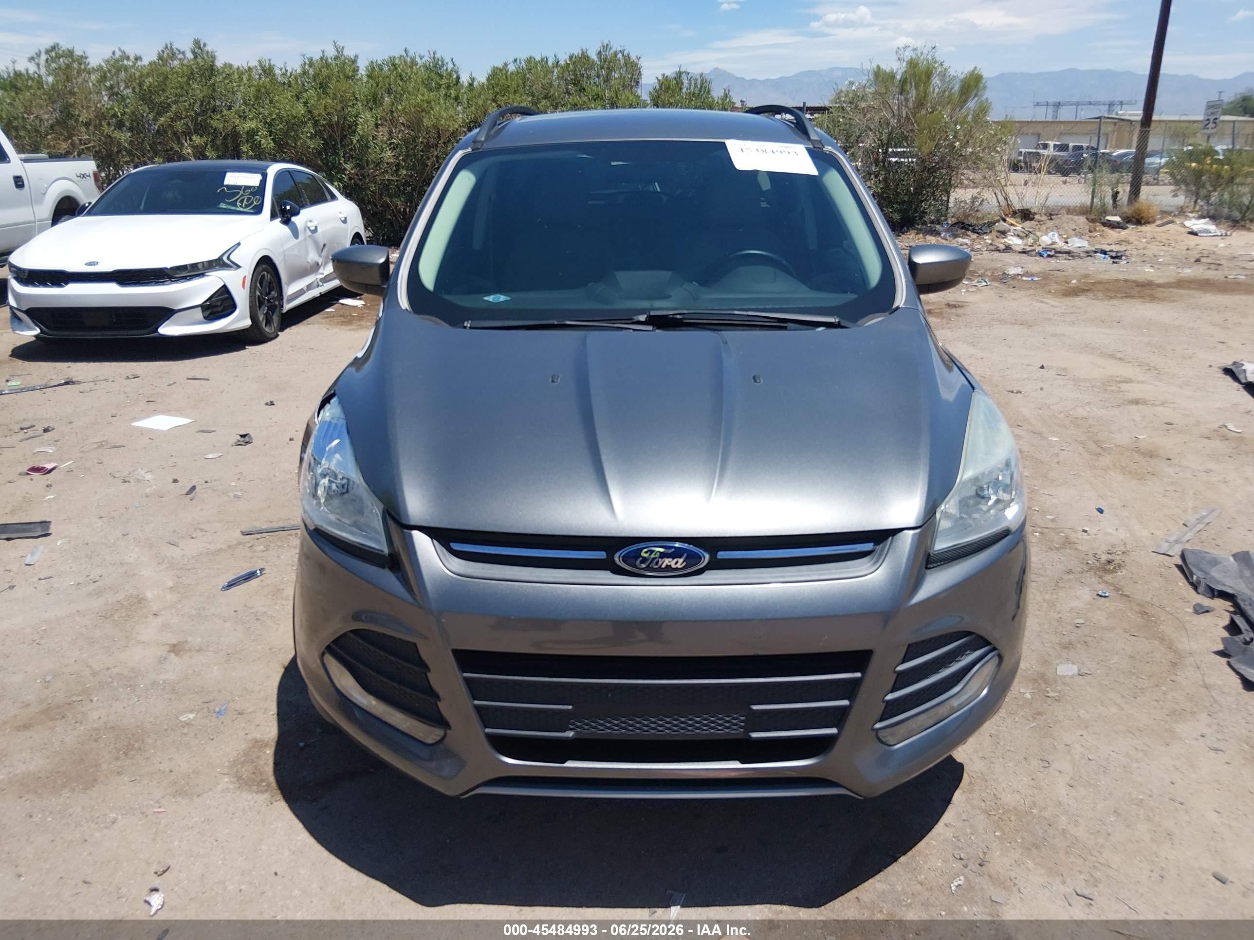 2014 Ford Escape Se Gray vin: 1FMCU0G93EUD01752
