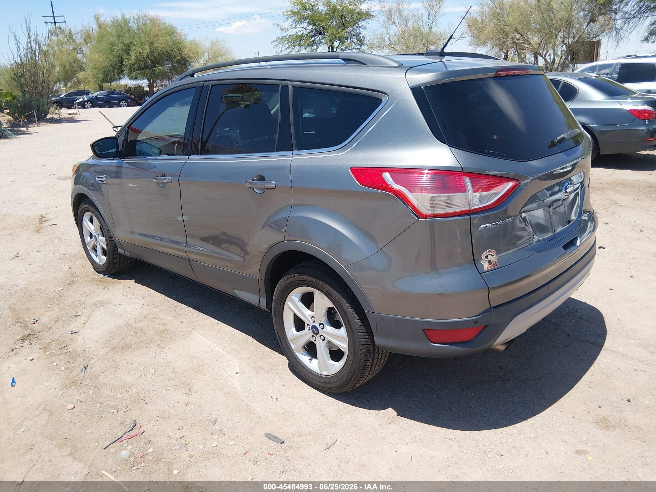 2014 Ford Escape Se Gray vin: 1FMCU0G93EUD01752