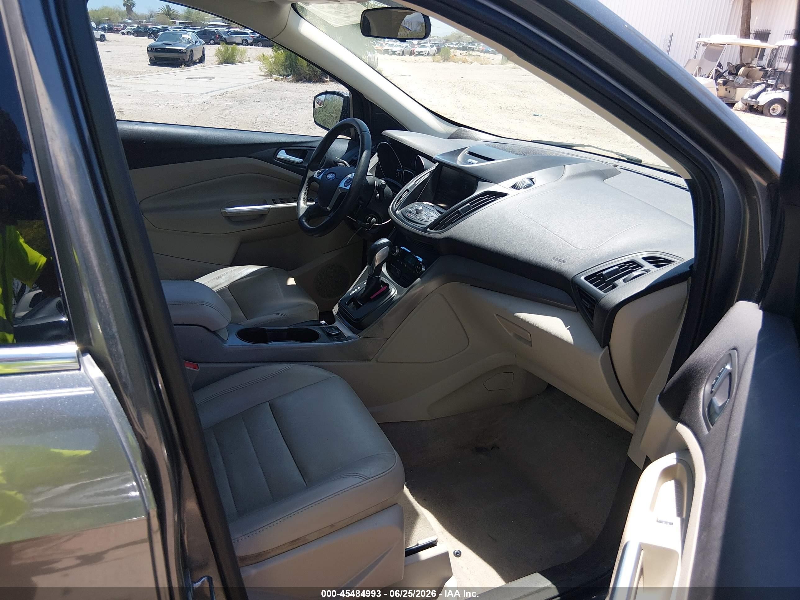 2014 Ford Escape Se Gray vin: 1FMCU0G93EUD01752