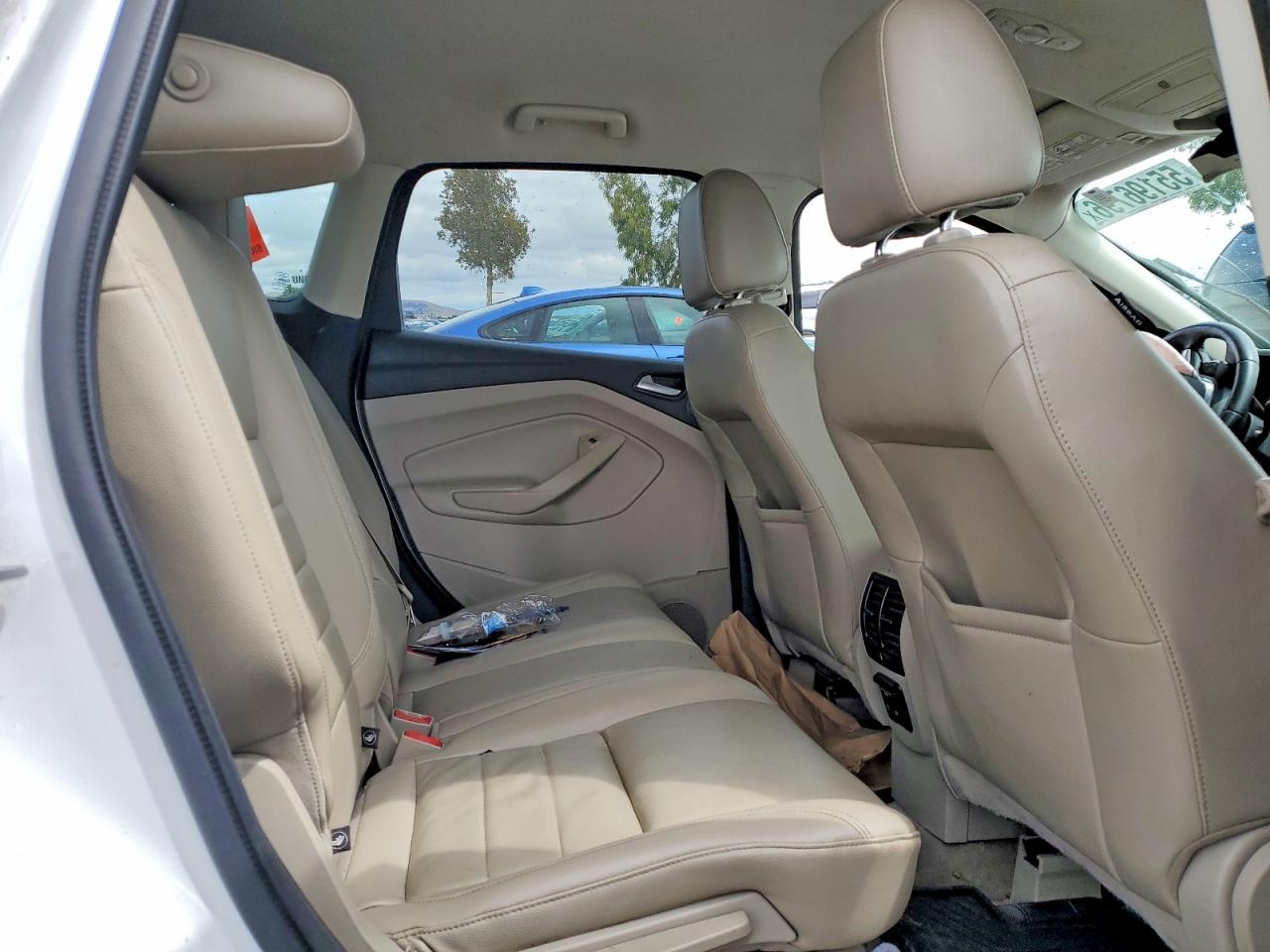 2014 Ford Escape Se White vin: 1FMCU0G93EUE01219