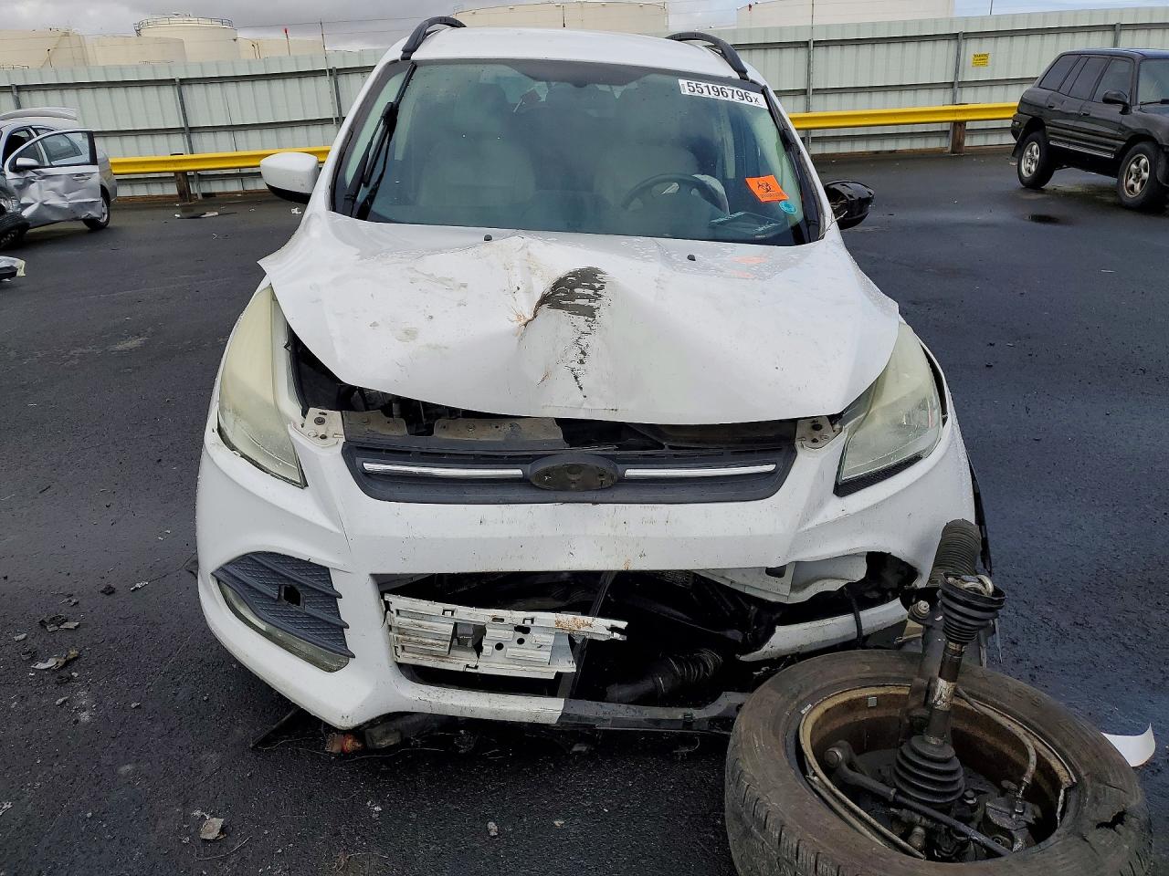 2014 Ford Escape Se White vin: 1FMCU0G93EUE01219
