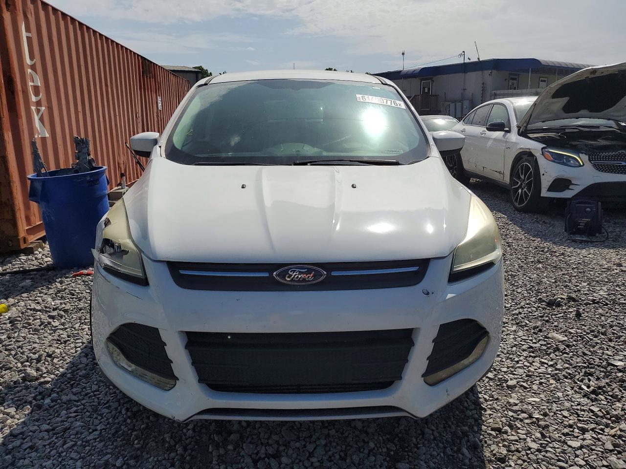 2014 Ford Escape Se White vin: 1FMCU0G93EUE07506