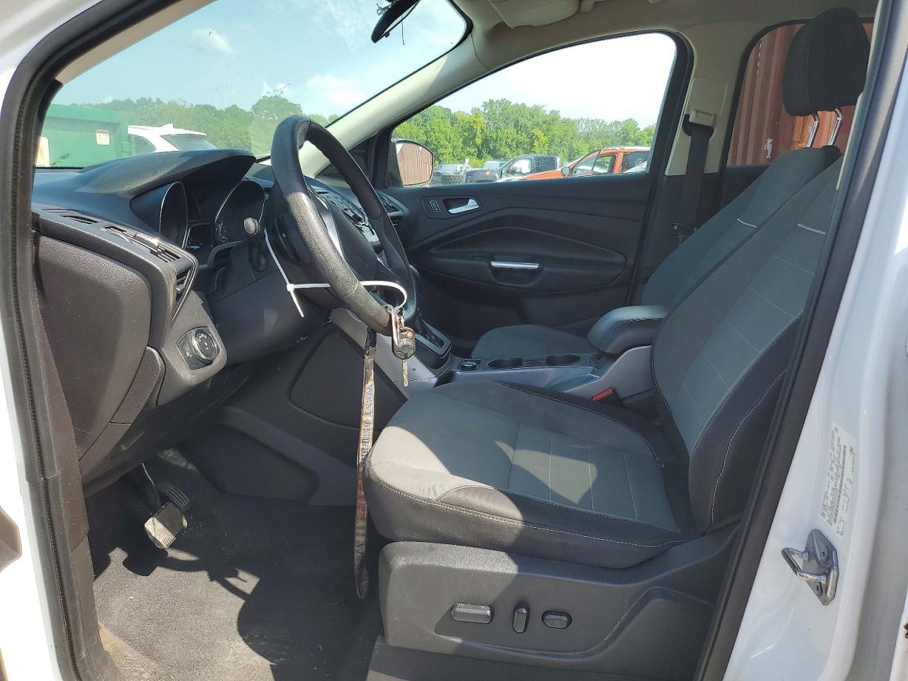 2014 Ford Escape Se White vin: 1FMCU0G93EUE07506